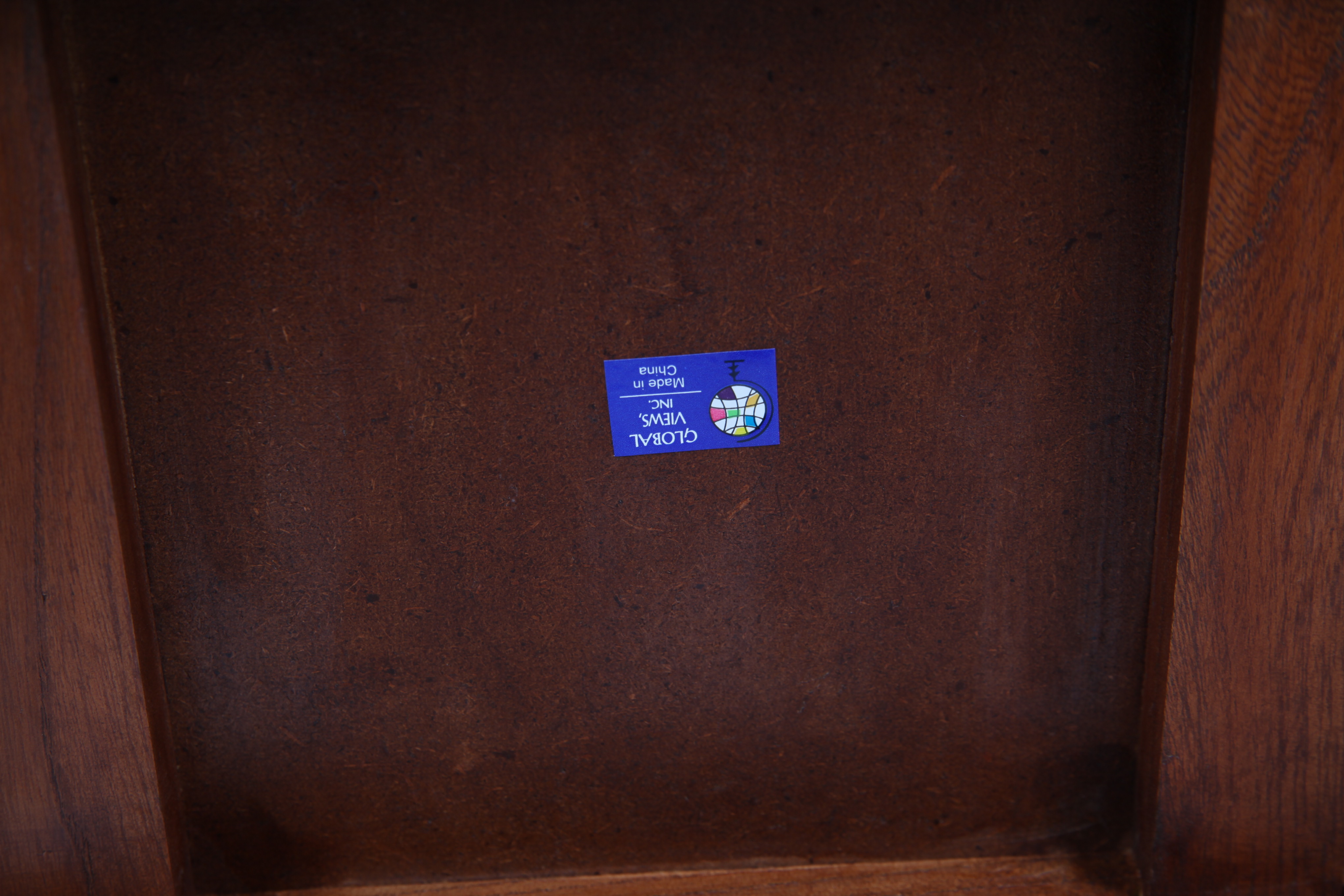 Global Views Wood and Glass Vitrine