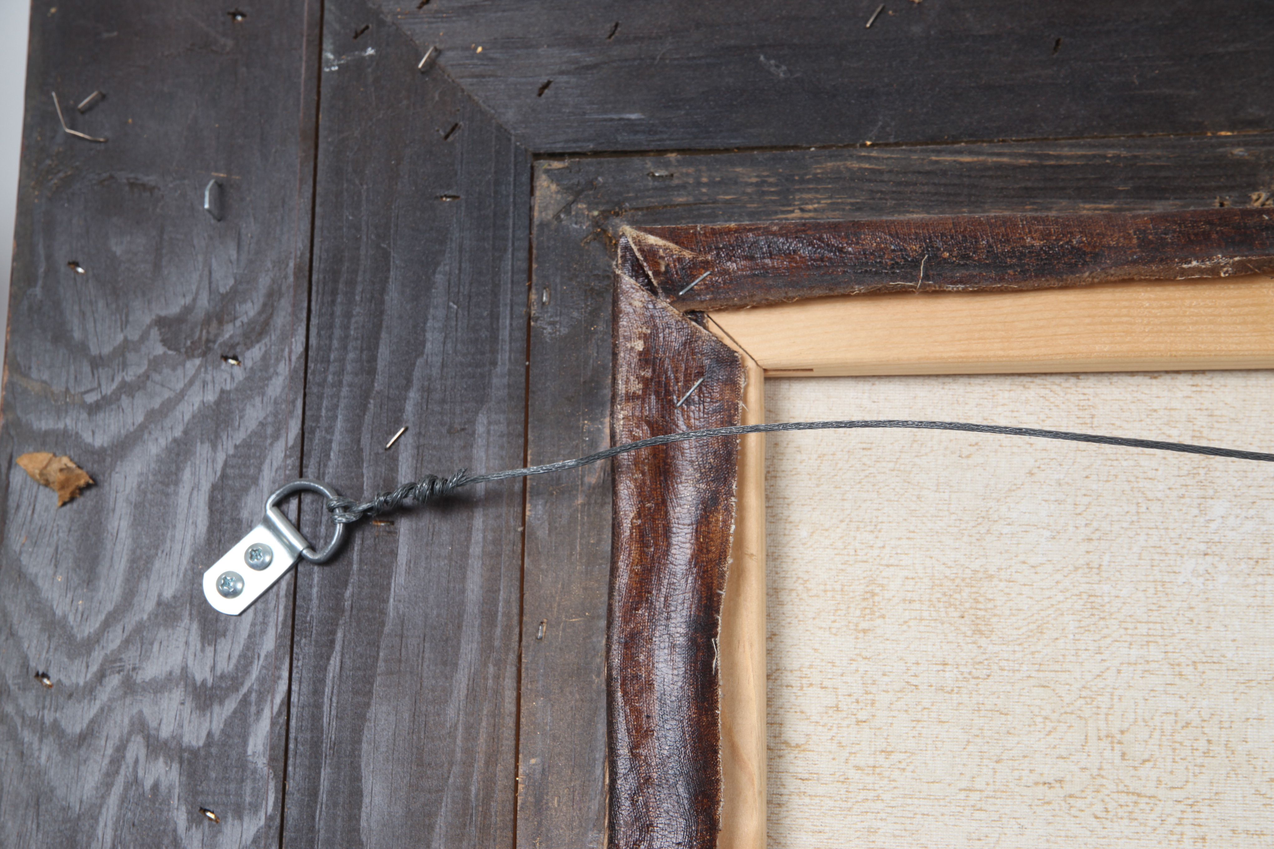 Gamiled A. Mixed Media Painting of European Cathedral Interior