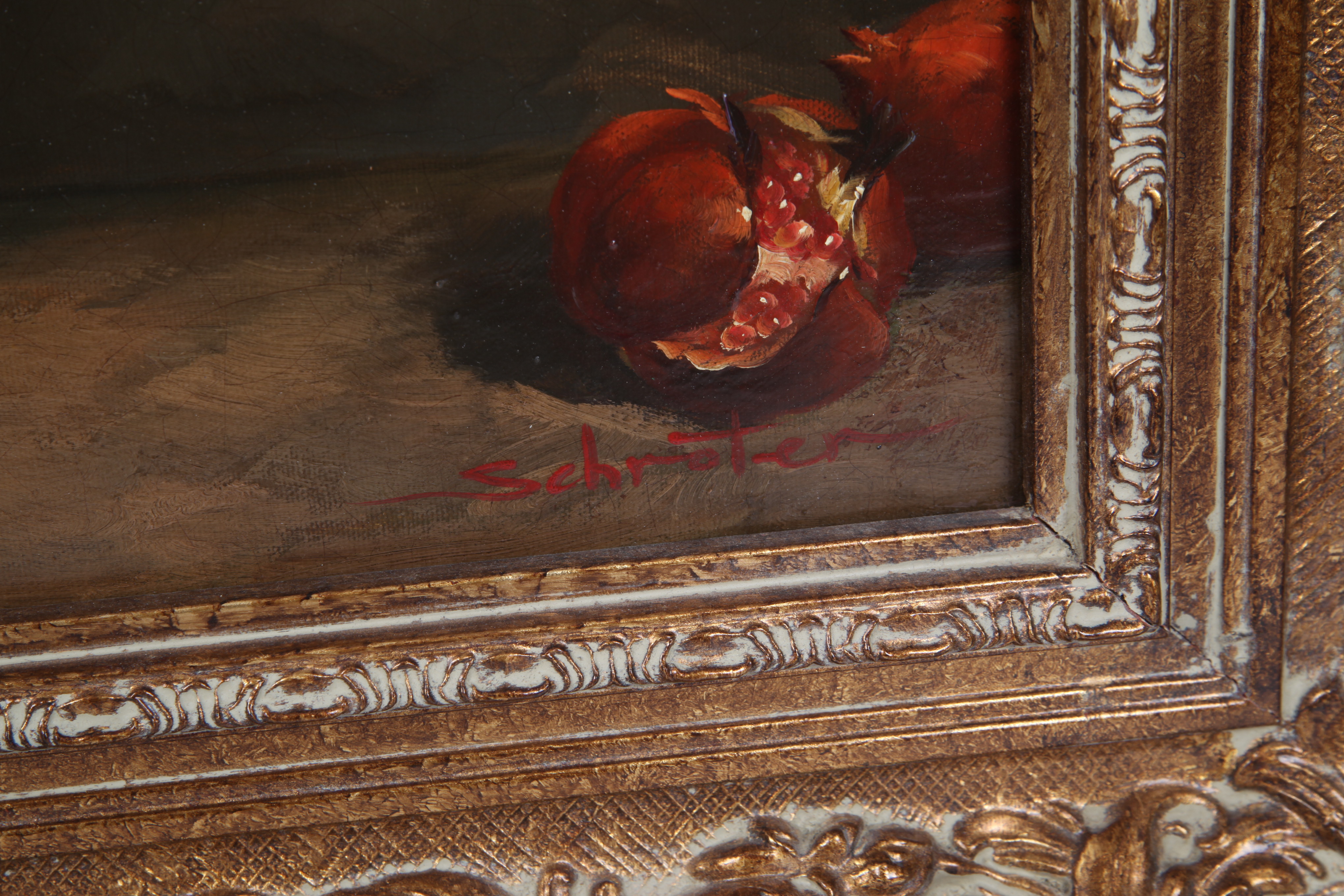 Schroter Oil Painting of 18th Century French Scene