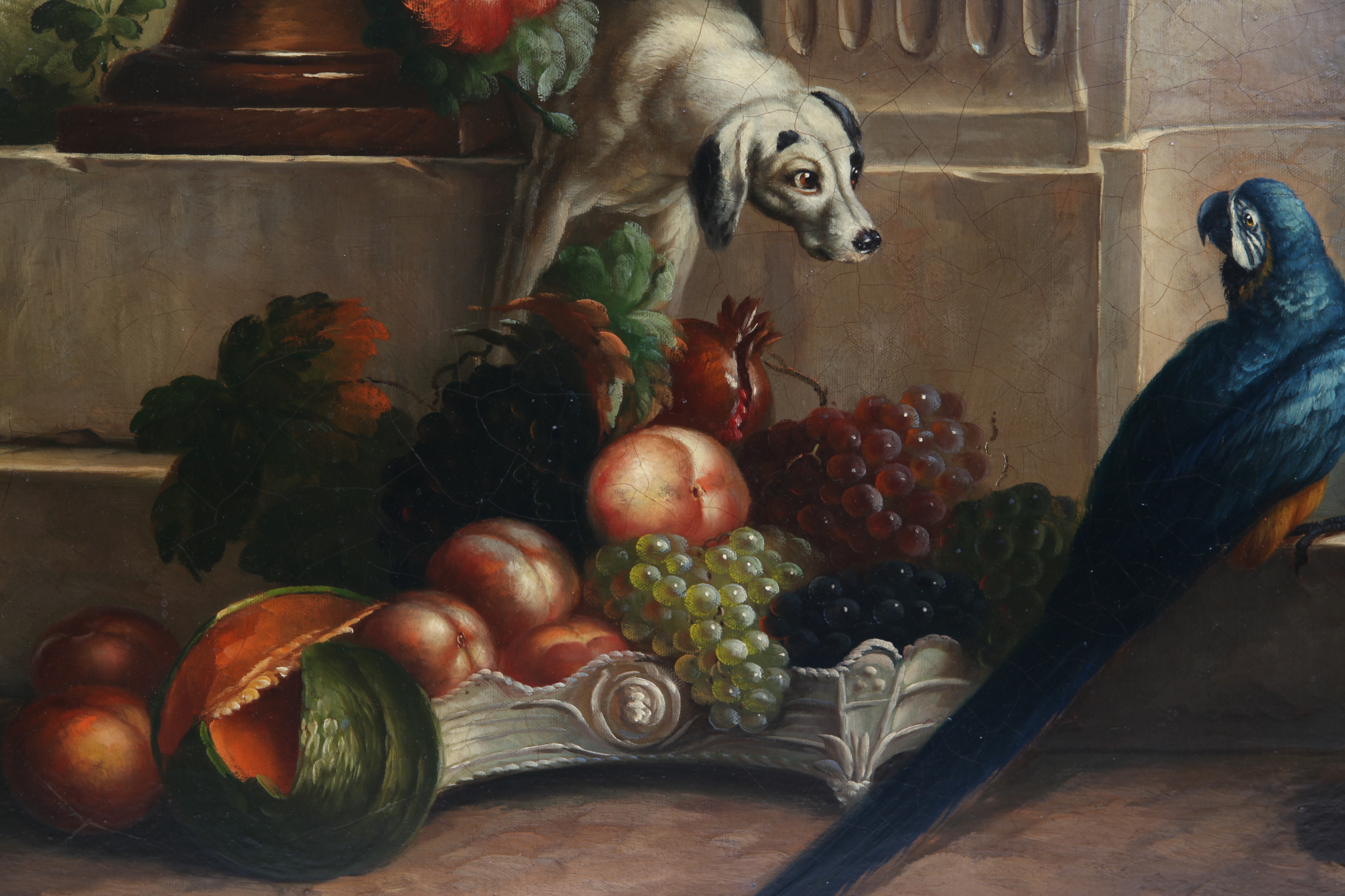 Schroter Oil Painting of 18th Century French Scene