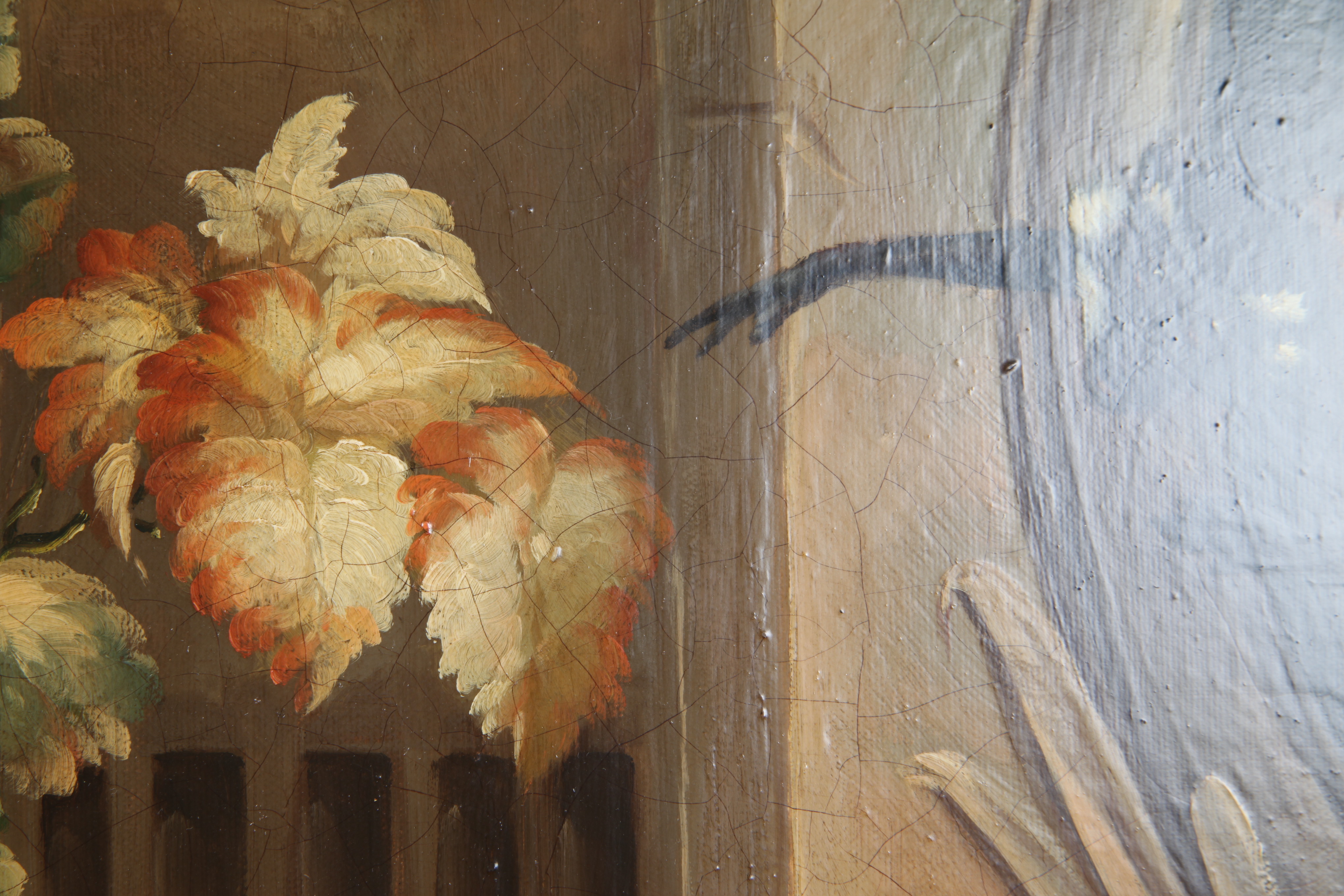 Schroter Oil Painting of 18th Century French Scene