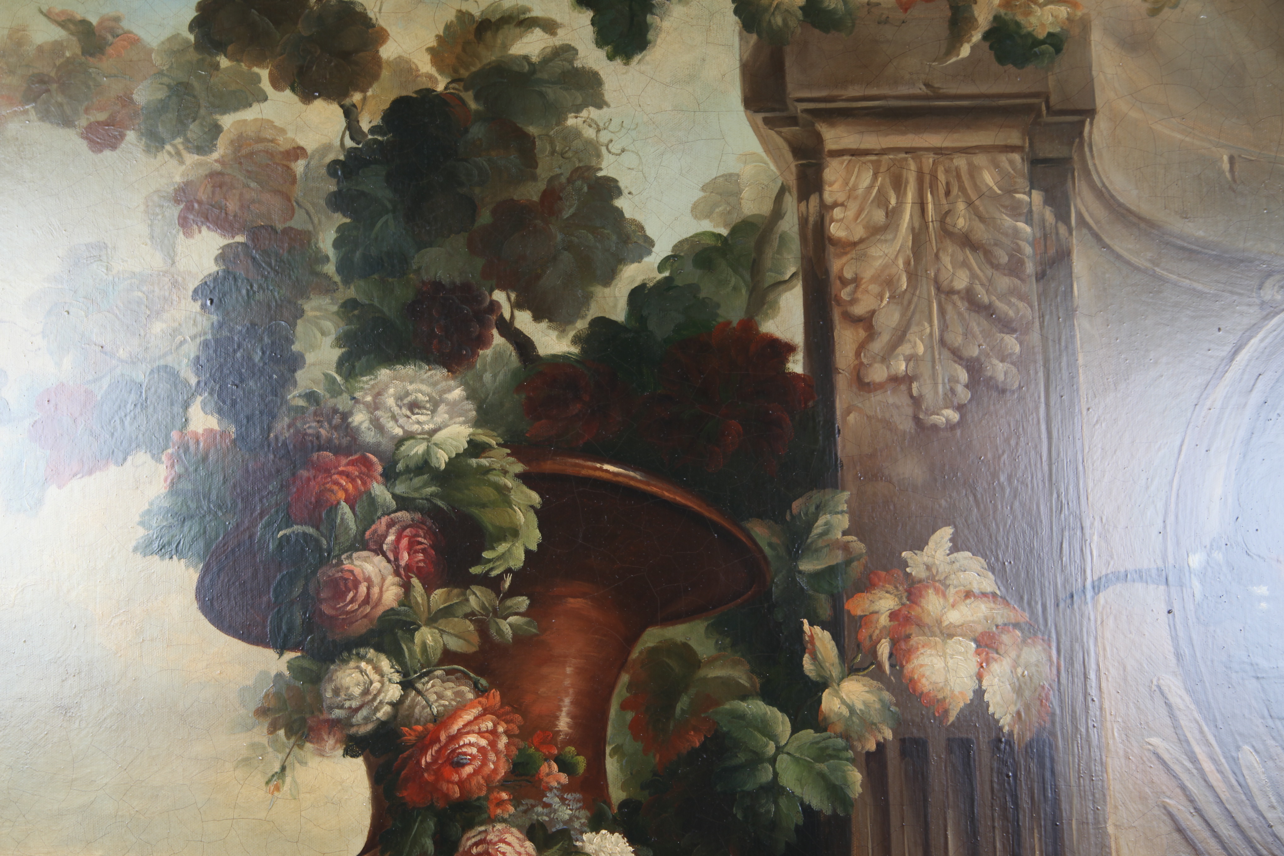 Schroter Oil Painting of 18th Century French Scene