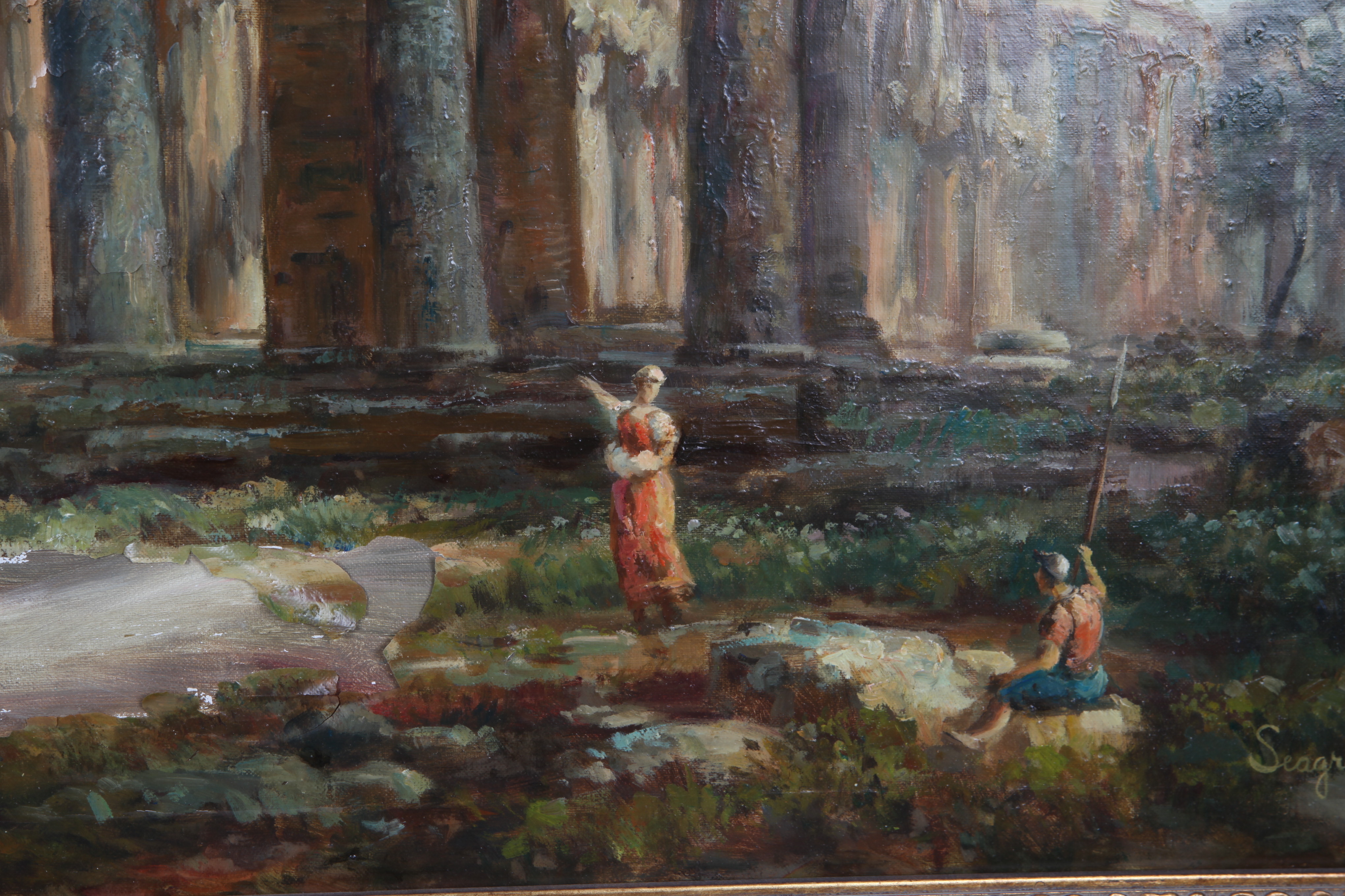 Seagrave Oil Painting