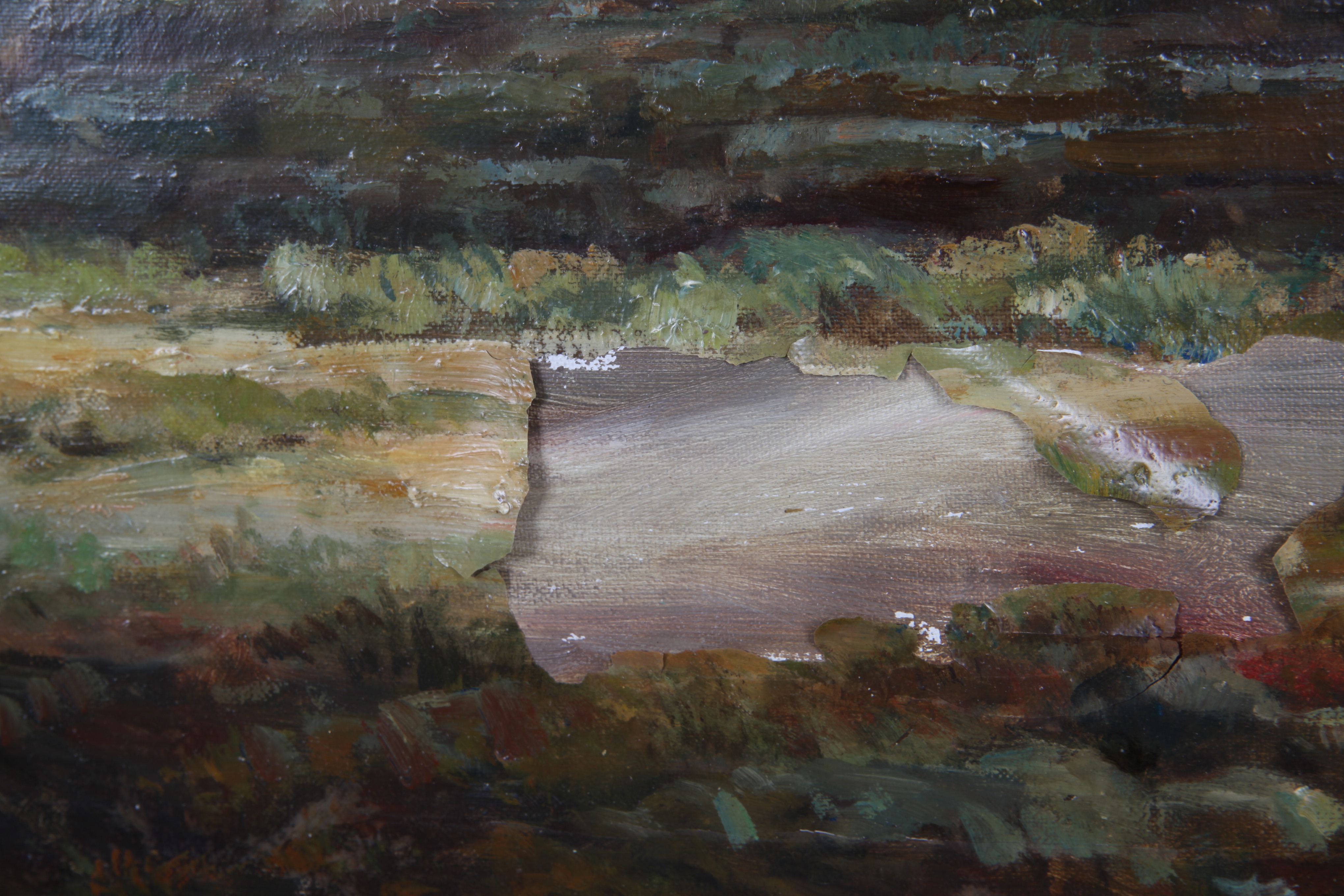 Seagrave Oil Painting