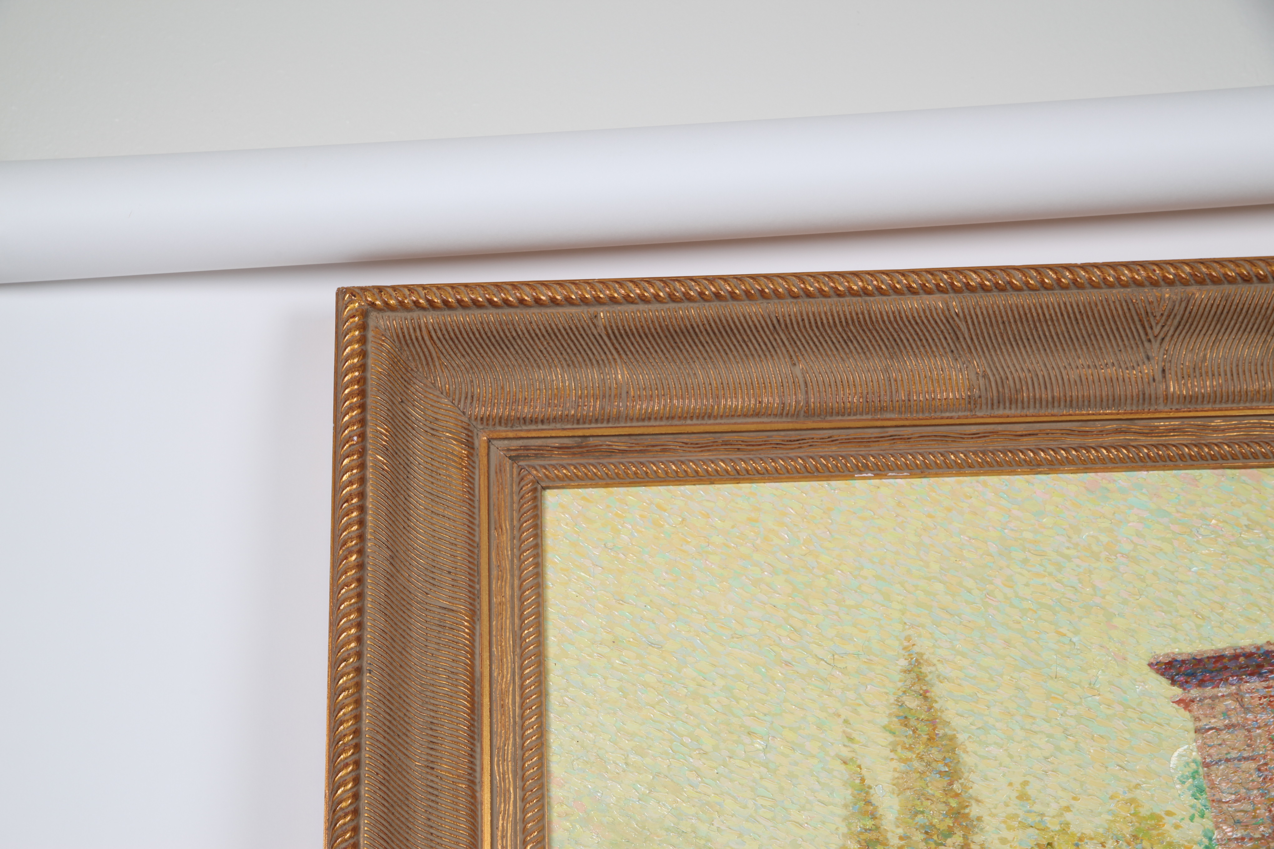 Vaughn Oil Painting of Villa Garden