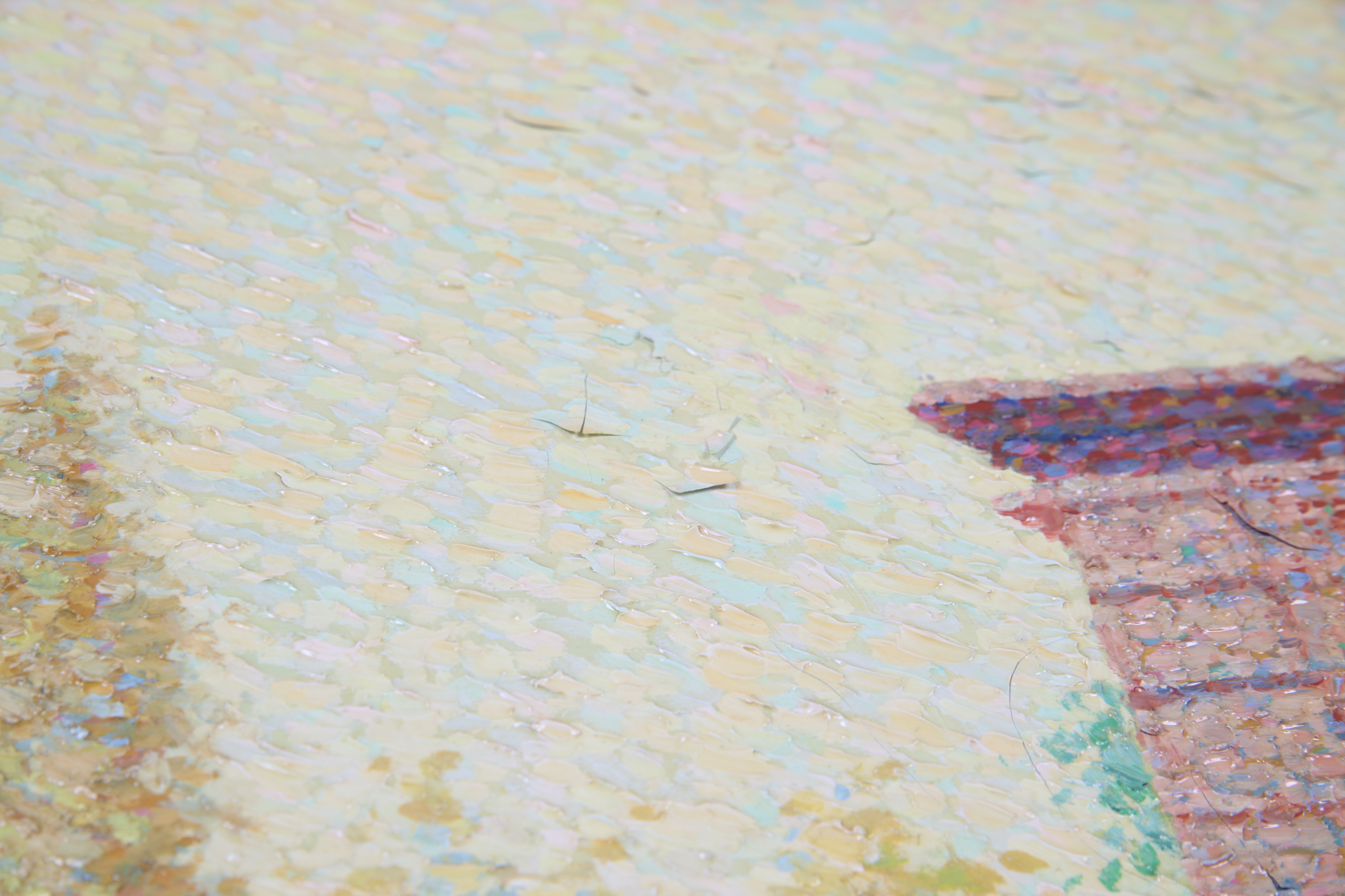 Vaughn Oil Painting of Villa Garden