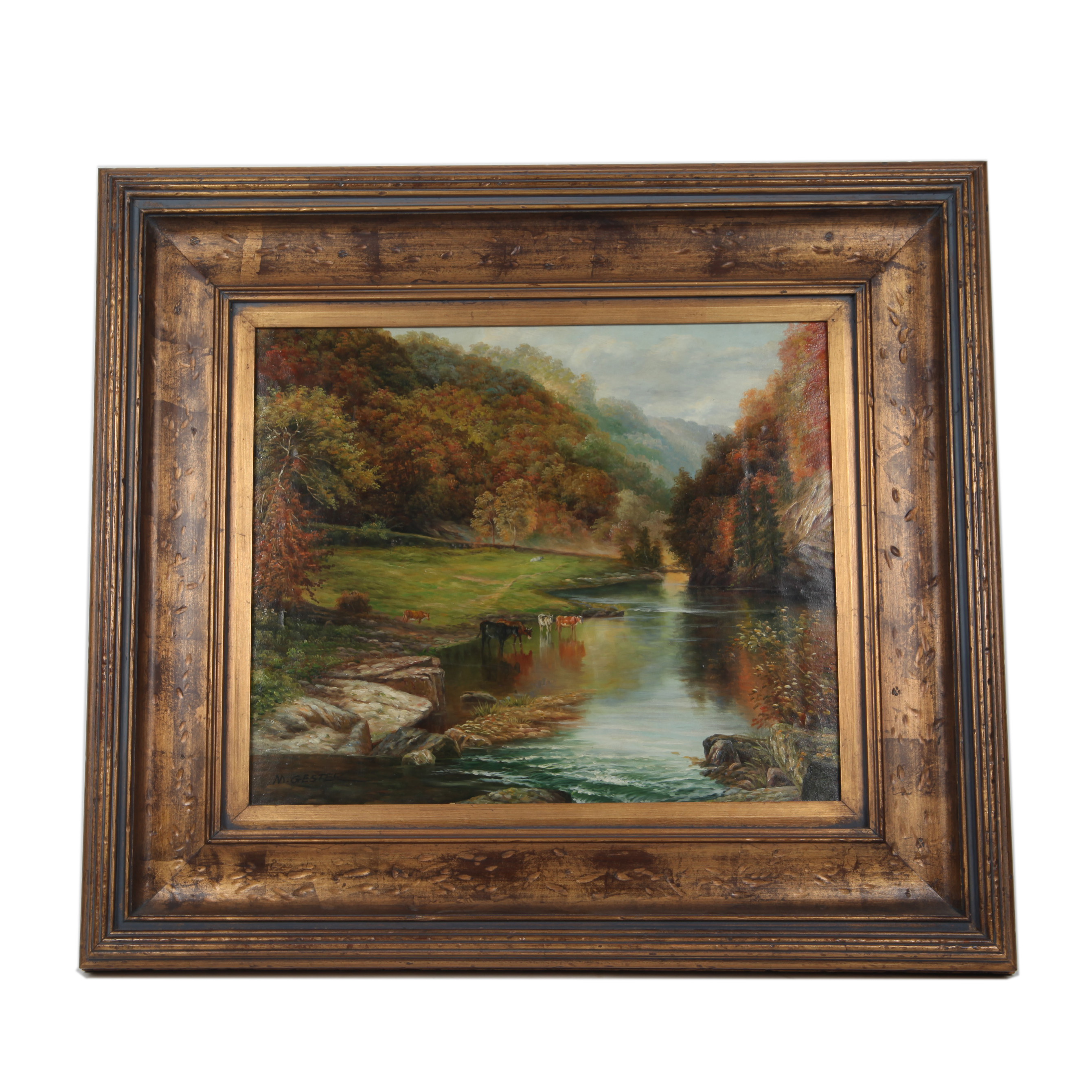 M. Gester Oil Painting