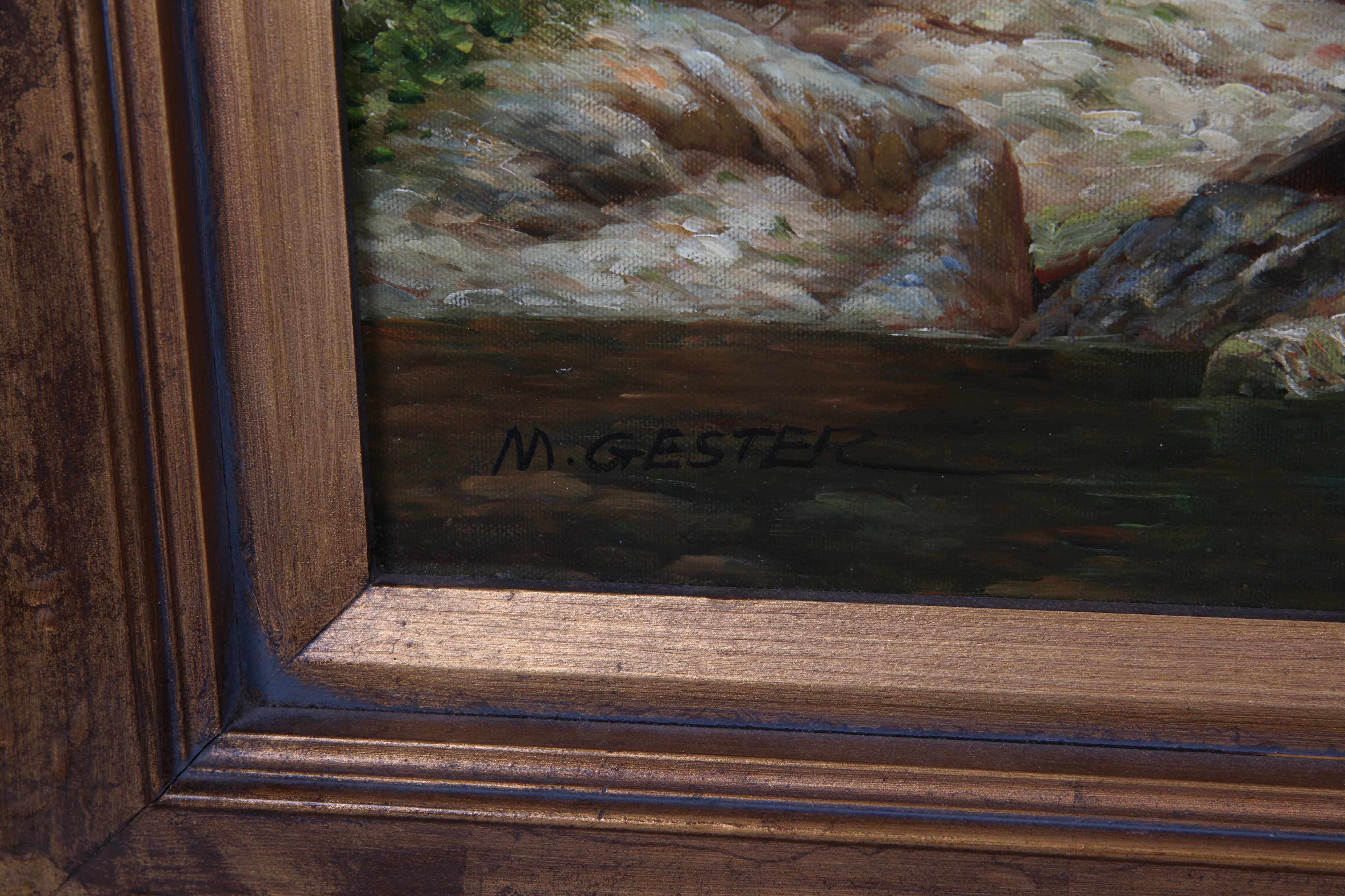 M. Gester Oil Painting