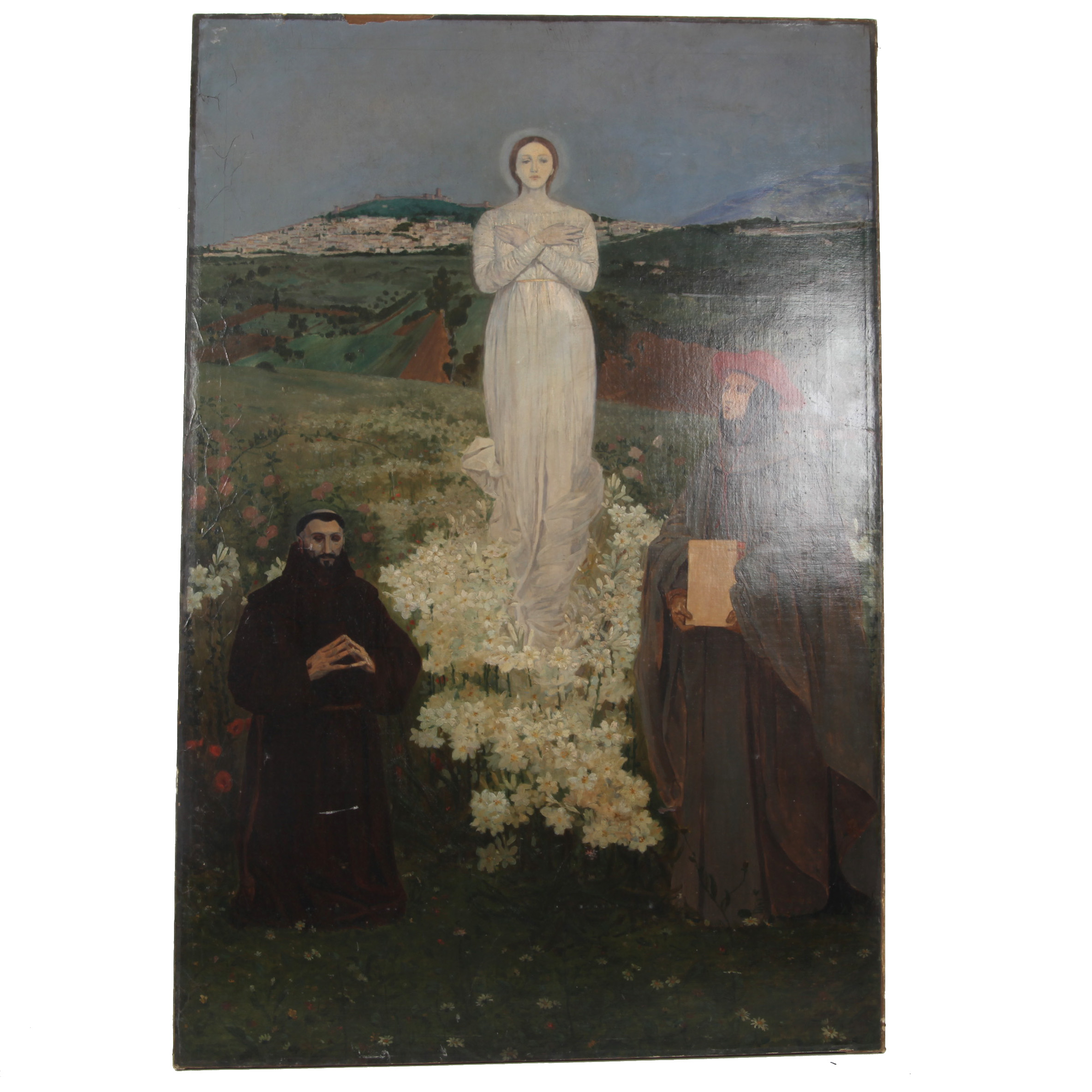 Copy Oil Painting of Luigi Serra "The Apparition"