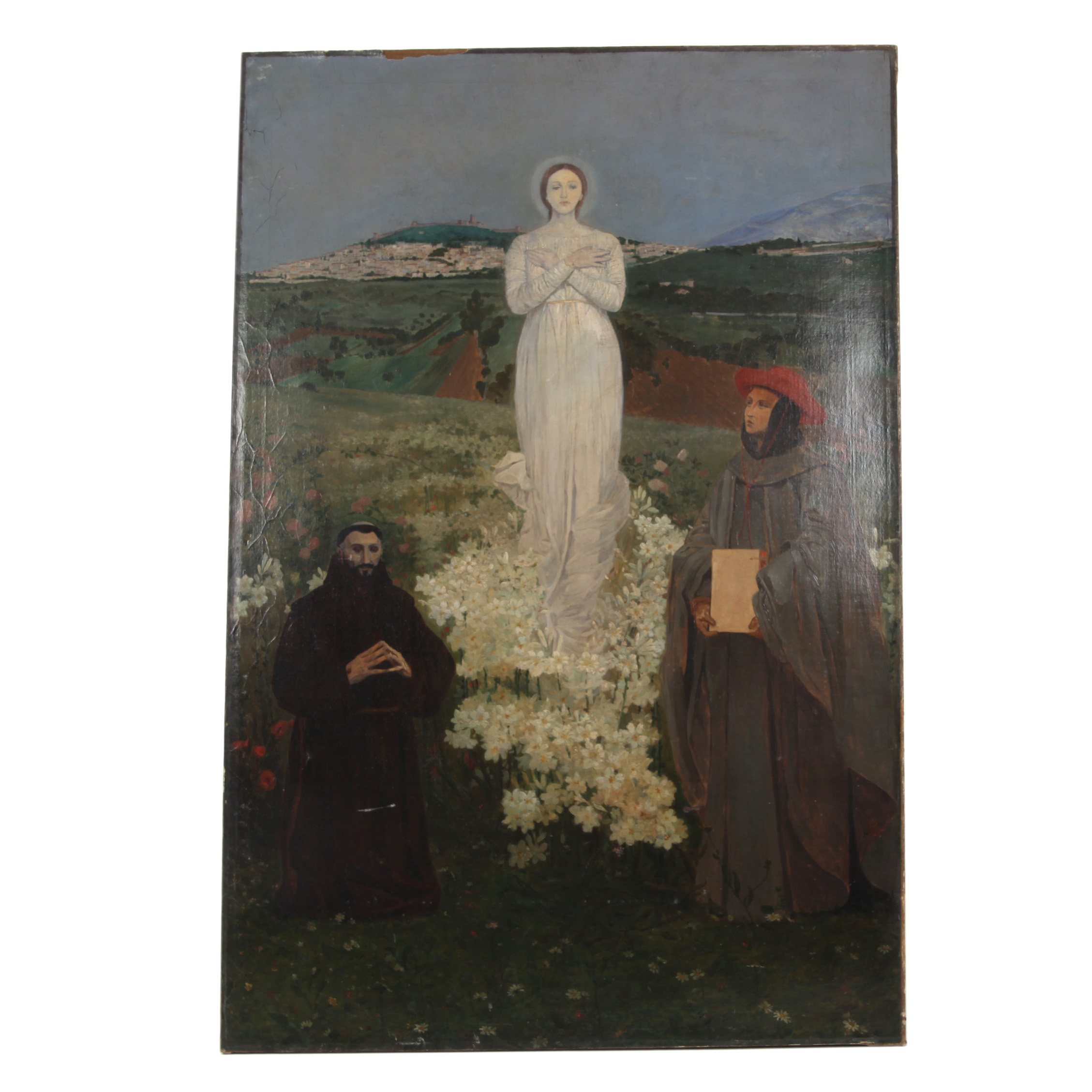 Copy Oil Painting of Luigi Serra "The Apparition"