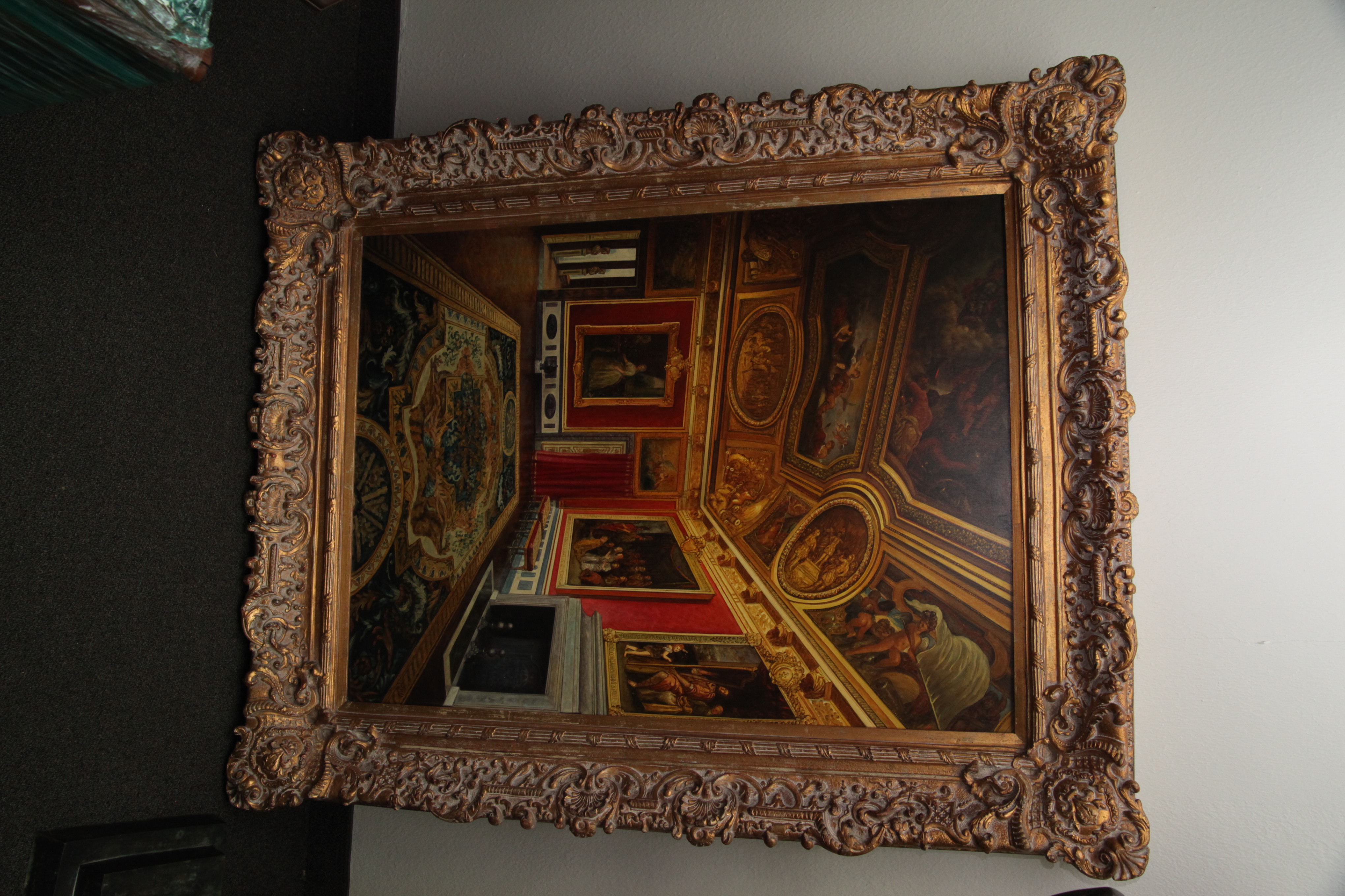 Palach Oil Painting of the Salon de Mars at Versailles