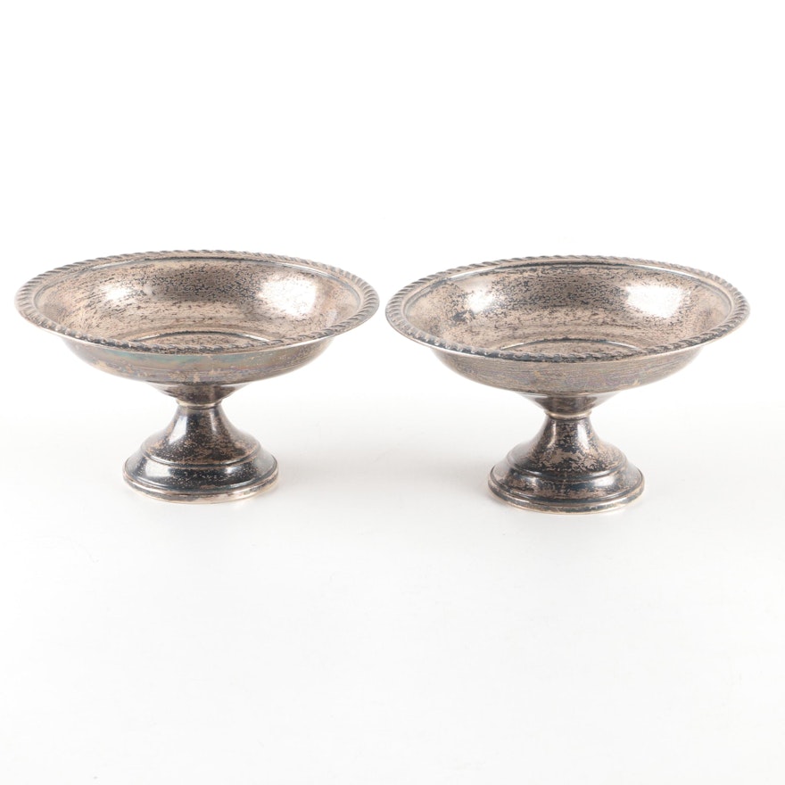 Preisner Silver Co. Weighted Sterling Silver Compotes