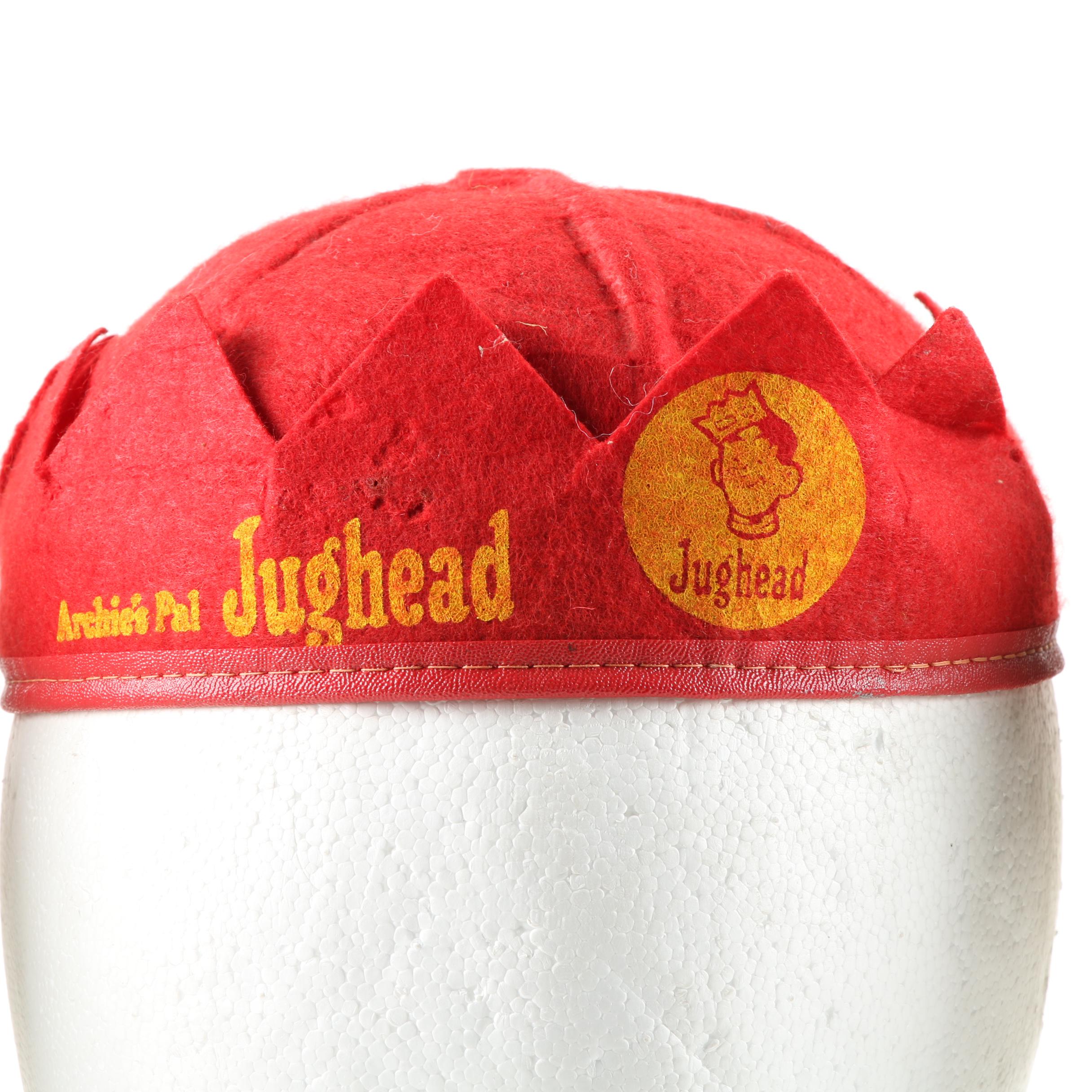 Circa 1960-70s Vintage Felt Caps Including Archie Fan Club Whoopee Cap