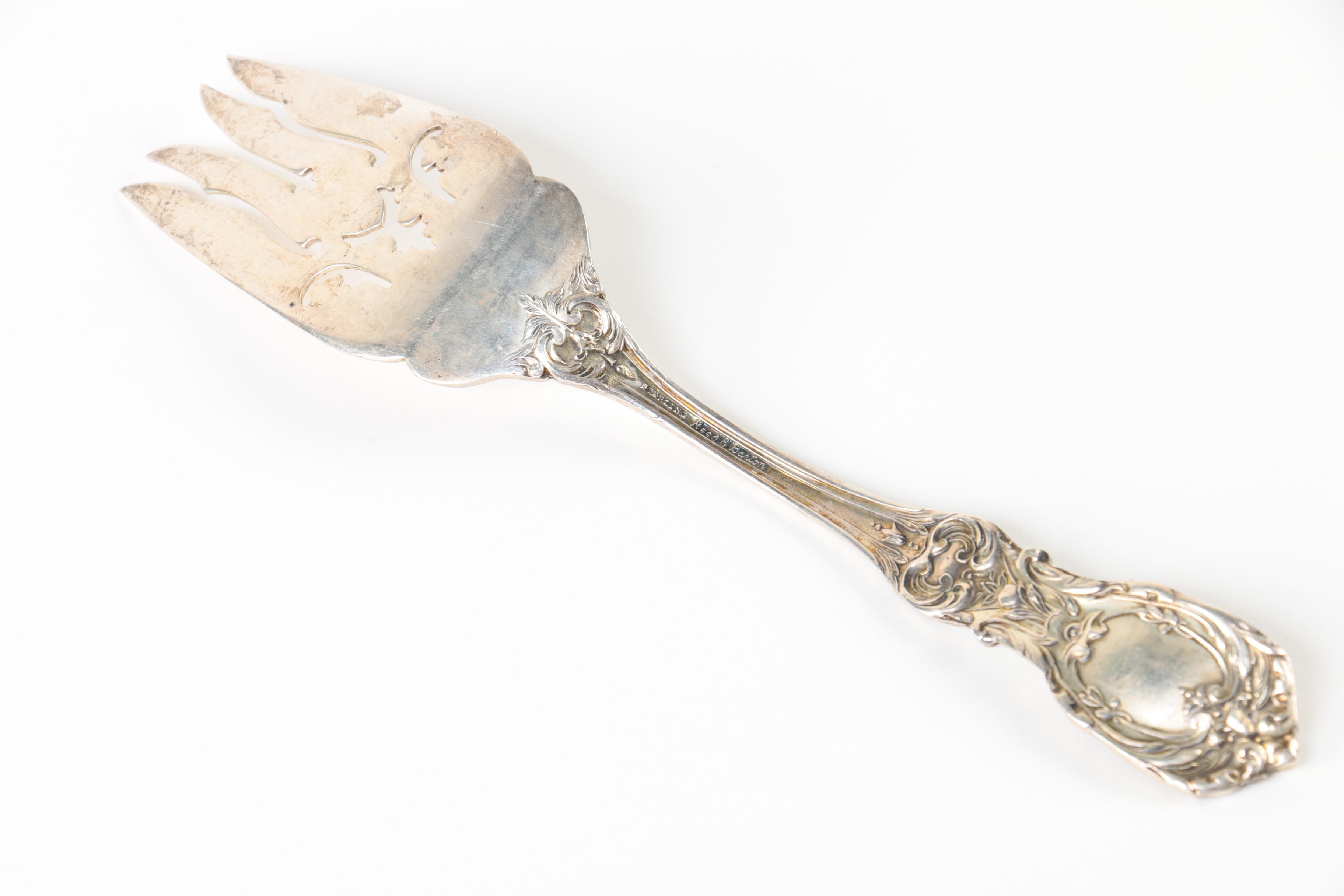 Reed & Barton "Francis I" Sterling Silver Meat Fork