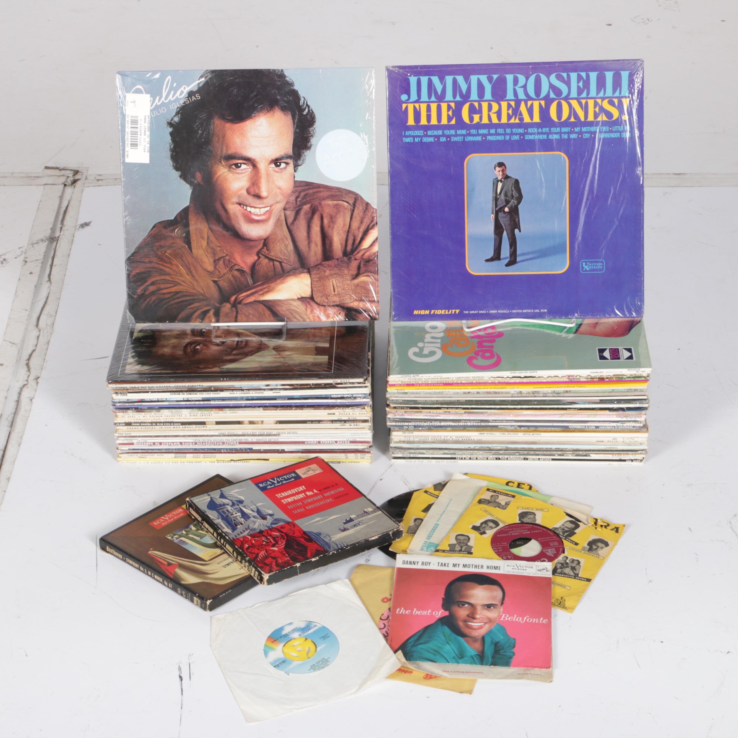 Louis Armstrong, Ray Charles, Johnny Mathis, and Other Records