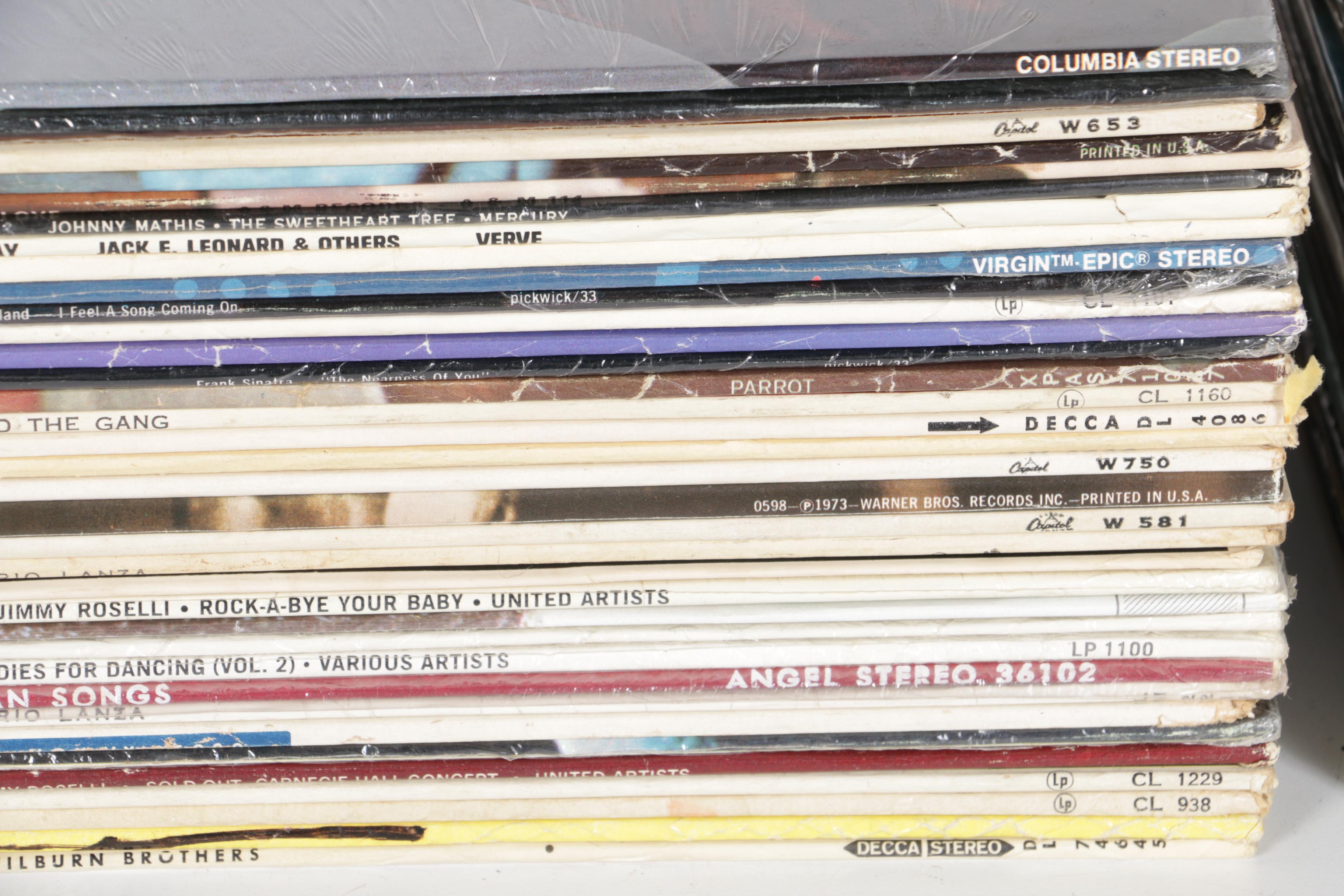 Louis Armstrong, Ray Charles, Johnny Mathis, and Other Records