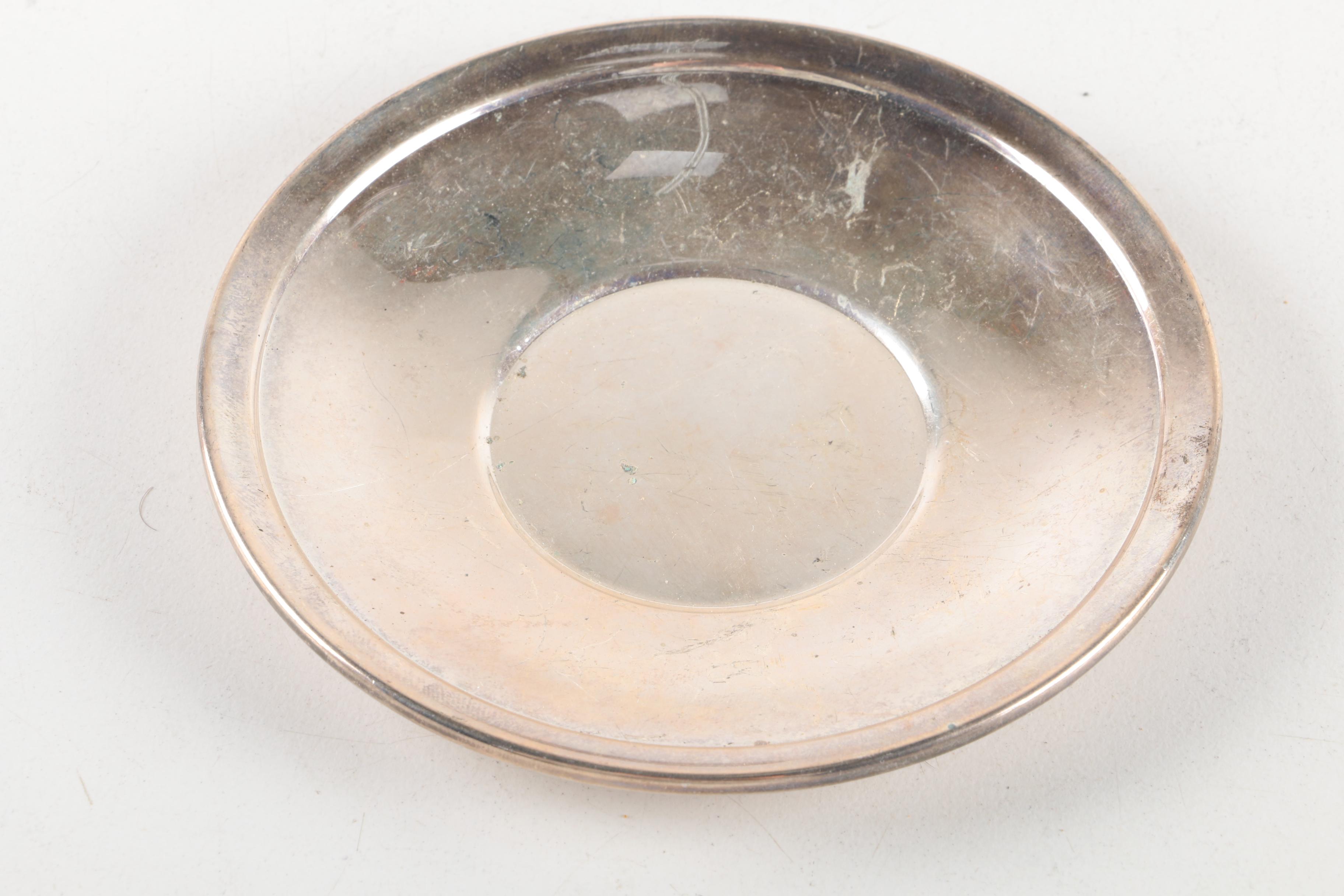 Gorham Sterling Silver Bon Bon Bowl with Newport Sterling Dish