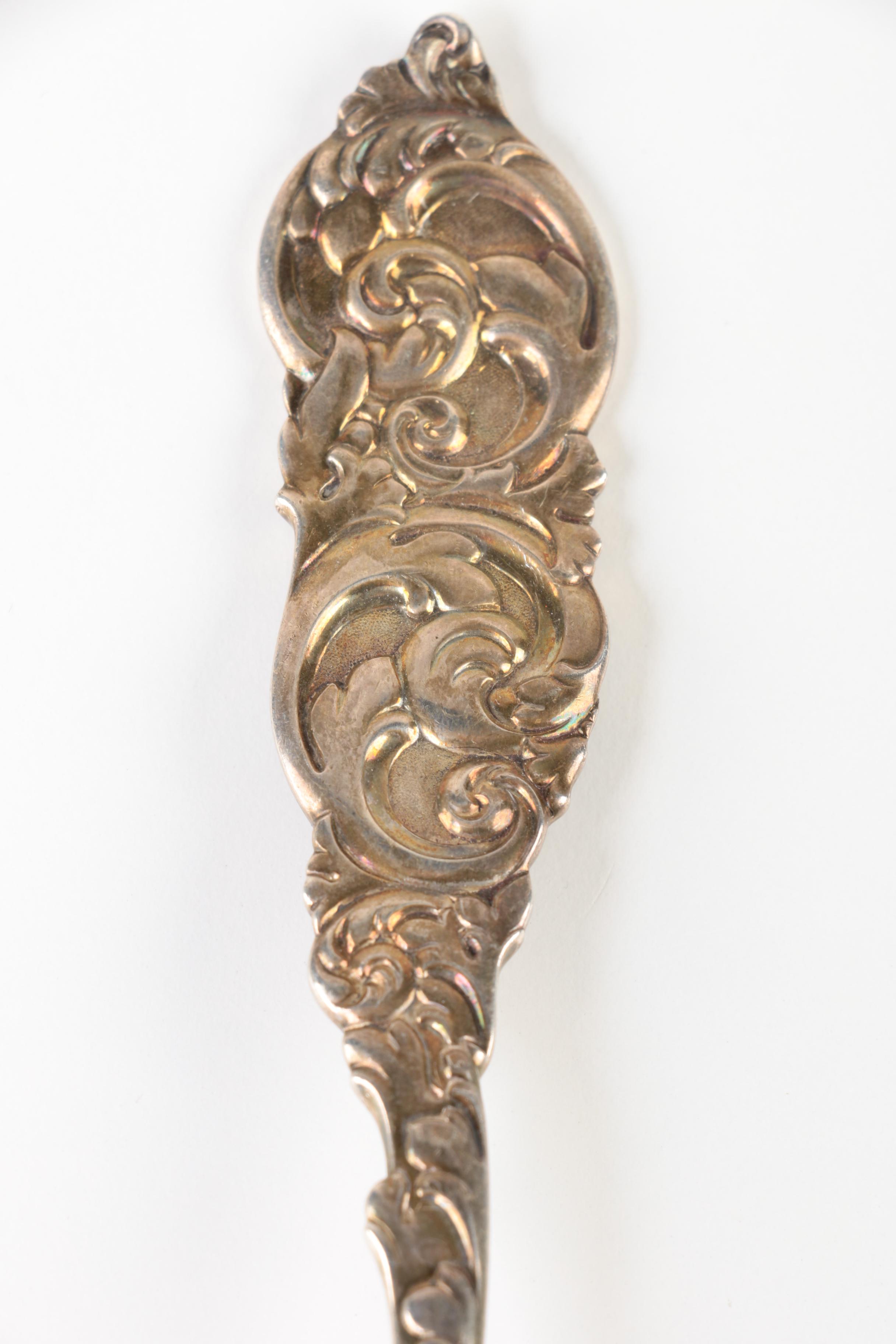 Amston "Gladstone" Sterling Silver Dessert Server and Sterling Silver Server