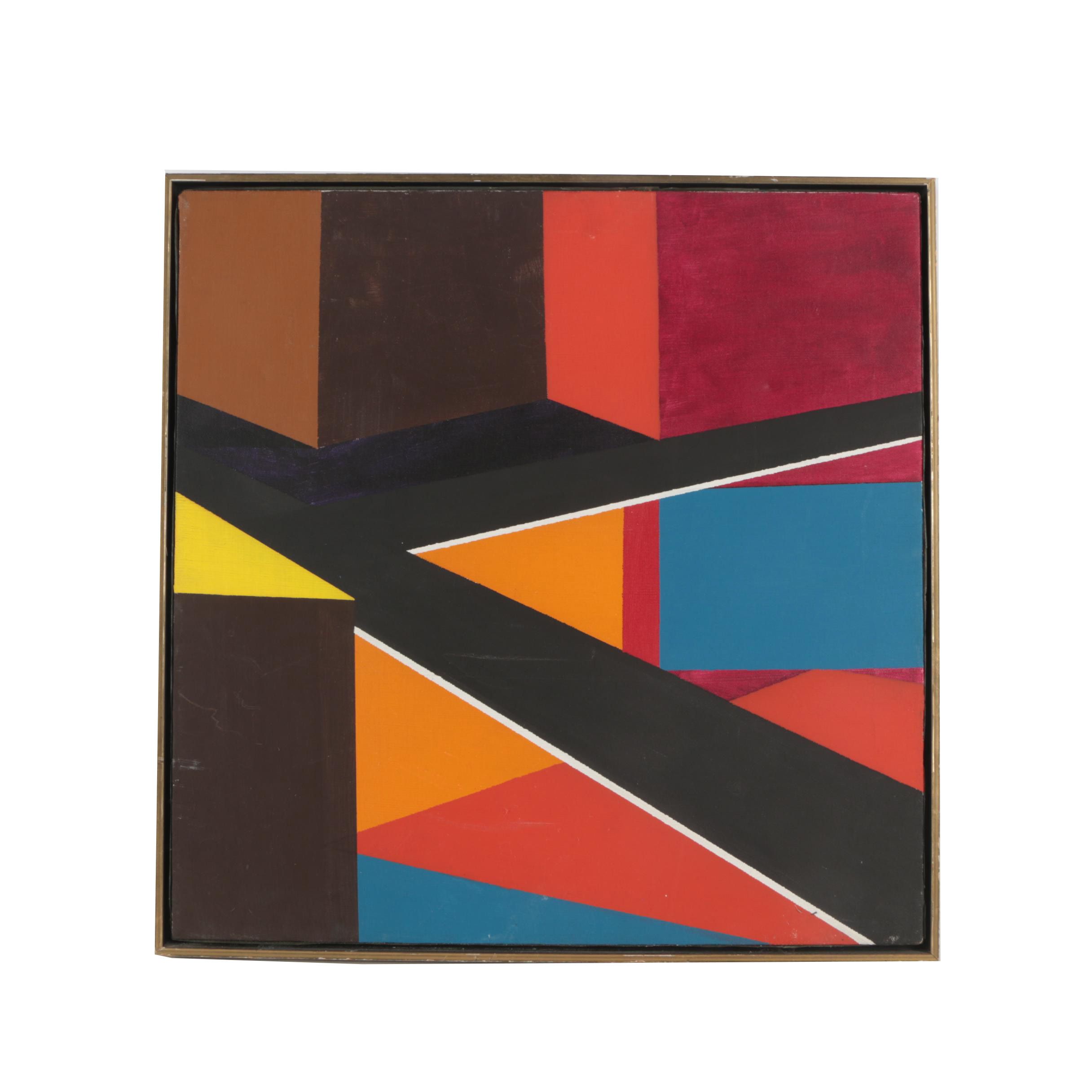 M.F. Abstract Oil Painting