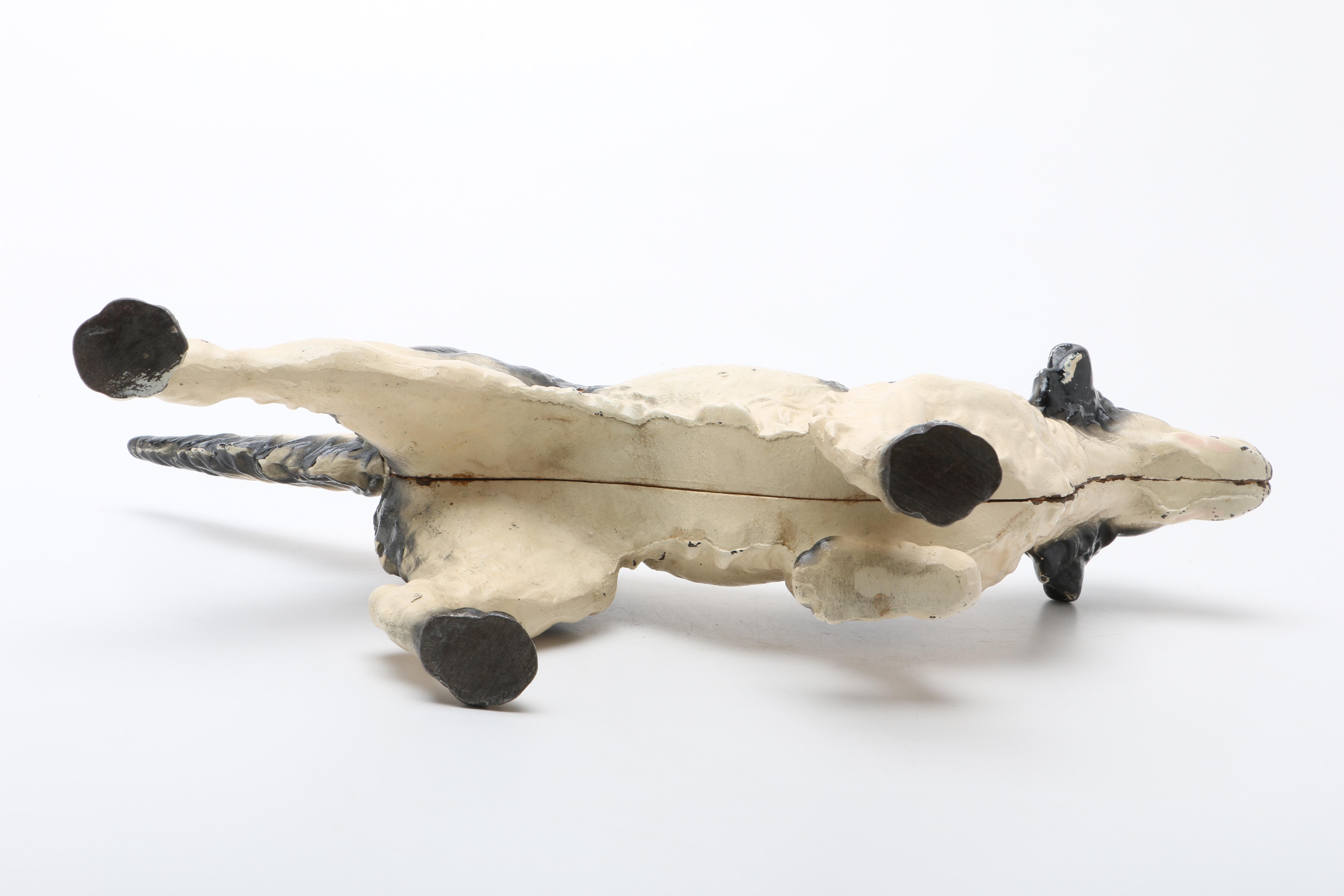 Vintage Cast Iron Hubley Springer Spaniel Dog Doorstop