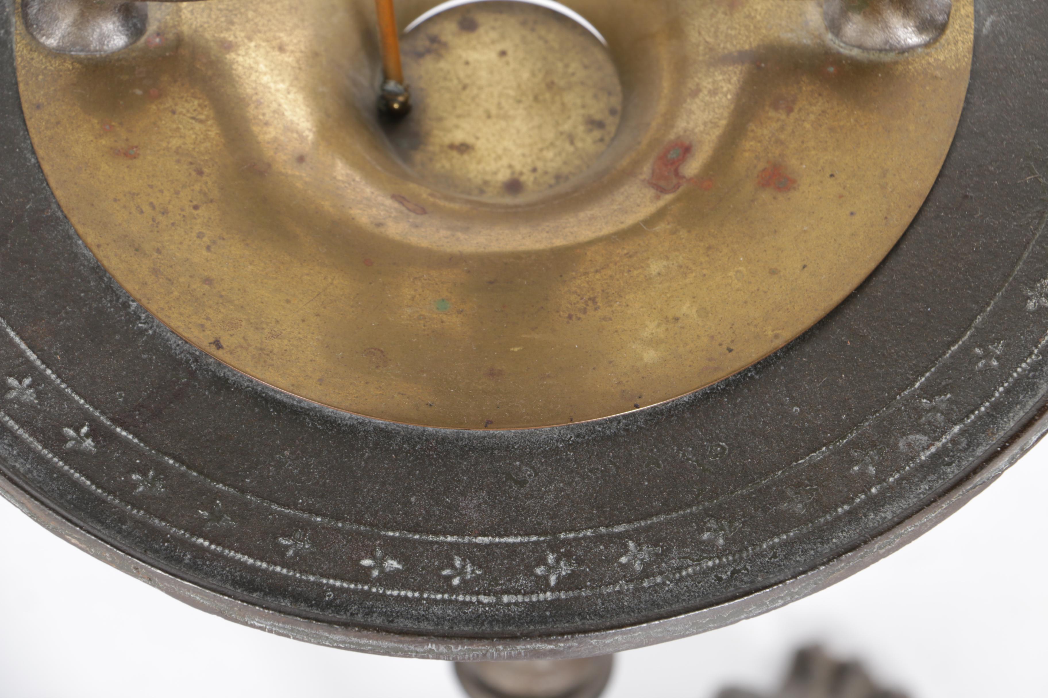 Antique Alfred Dunhill Brass Floor Ashtray Stand