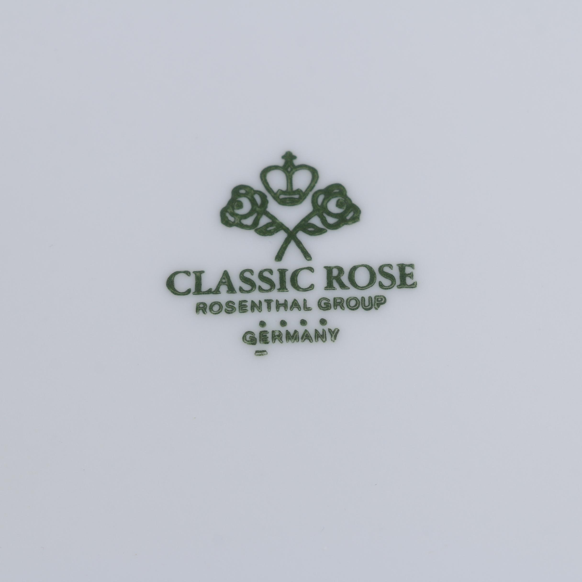 Rosenthal "Maria White" Classic Rose Dinnerware