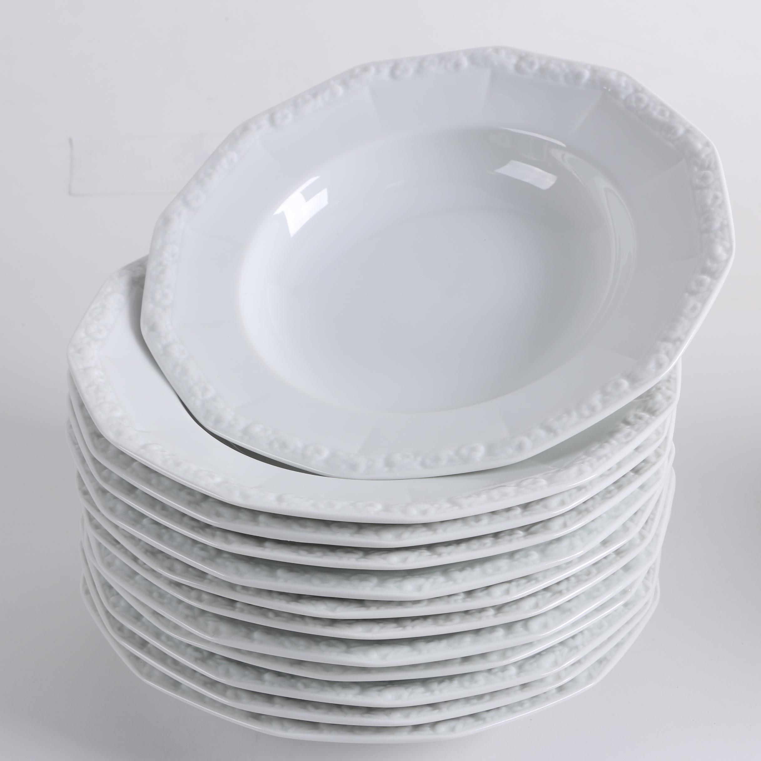 Rosenthal "Maria White" Classic Rose Dinnerware