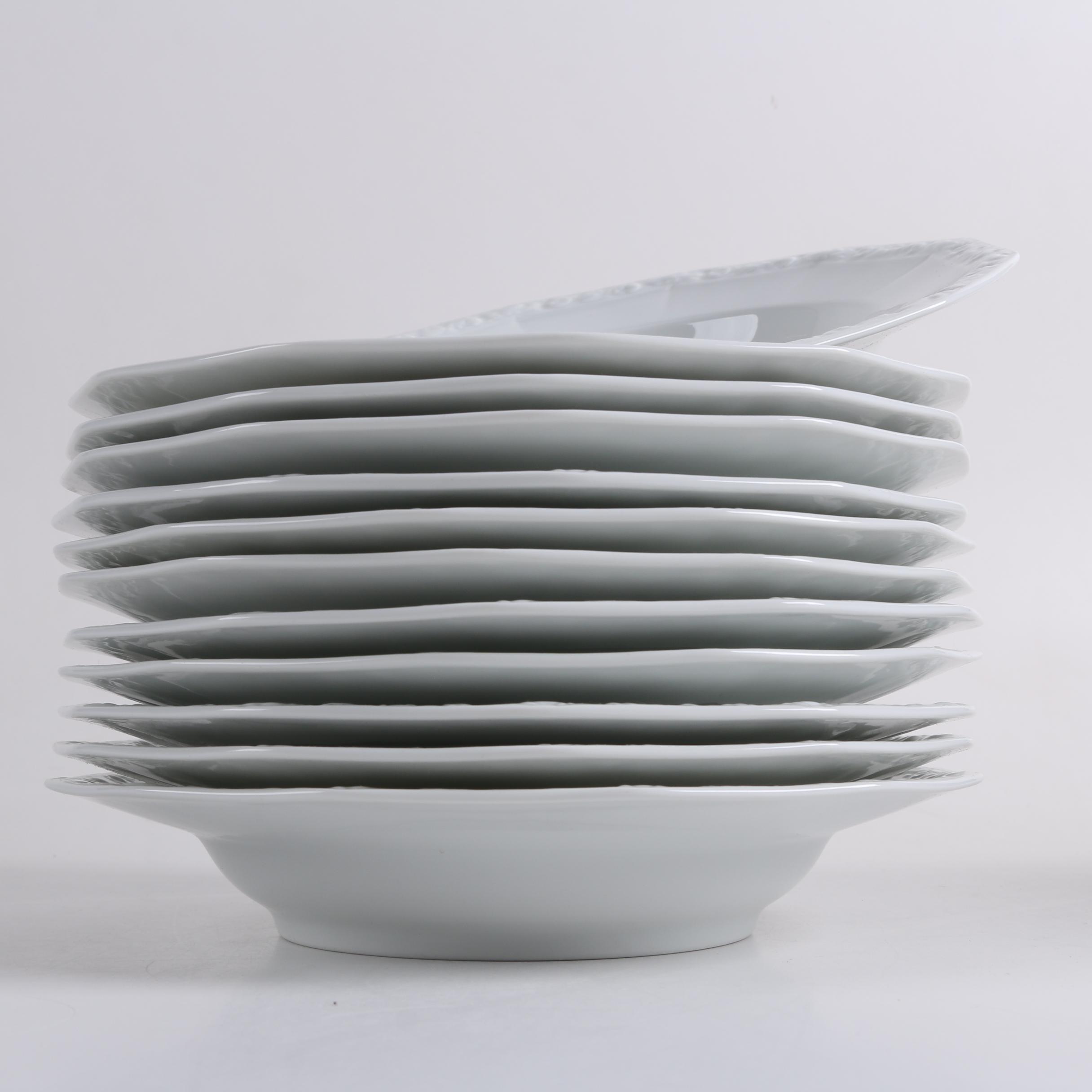 Rosenthal "Maria White" Classic Rose Dinnerware