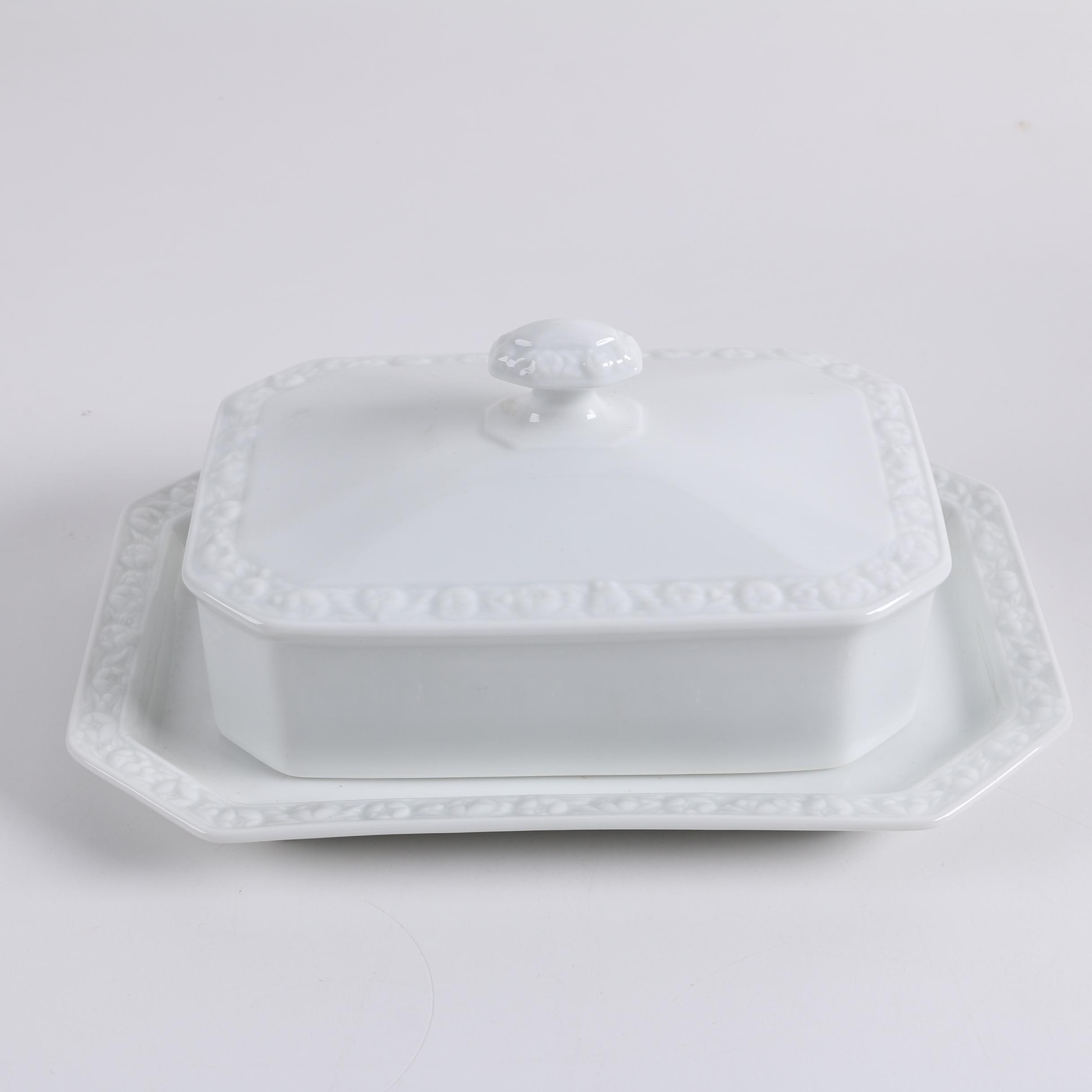 Rosenthal "Maria White" Classic Rose Dinnerware