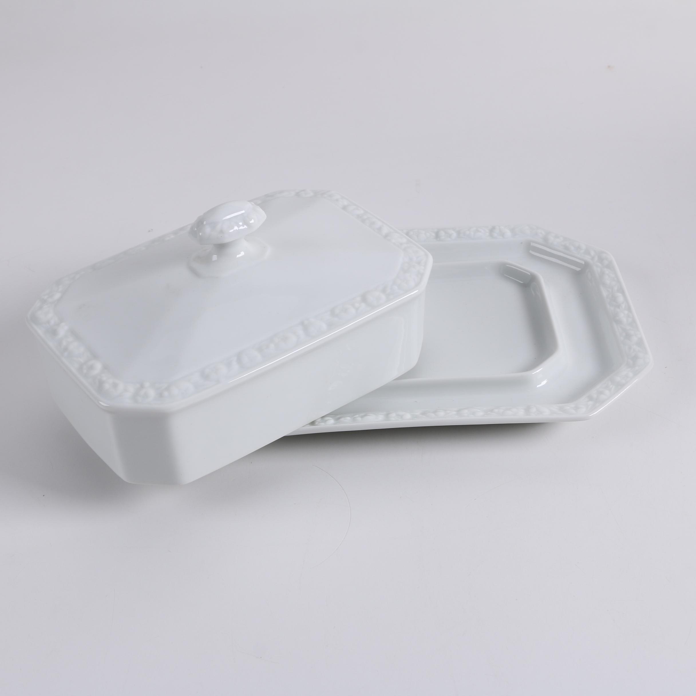 Rosenthal "Maria White" Classic Rose Dinnerware