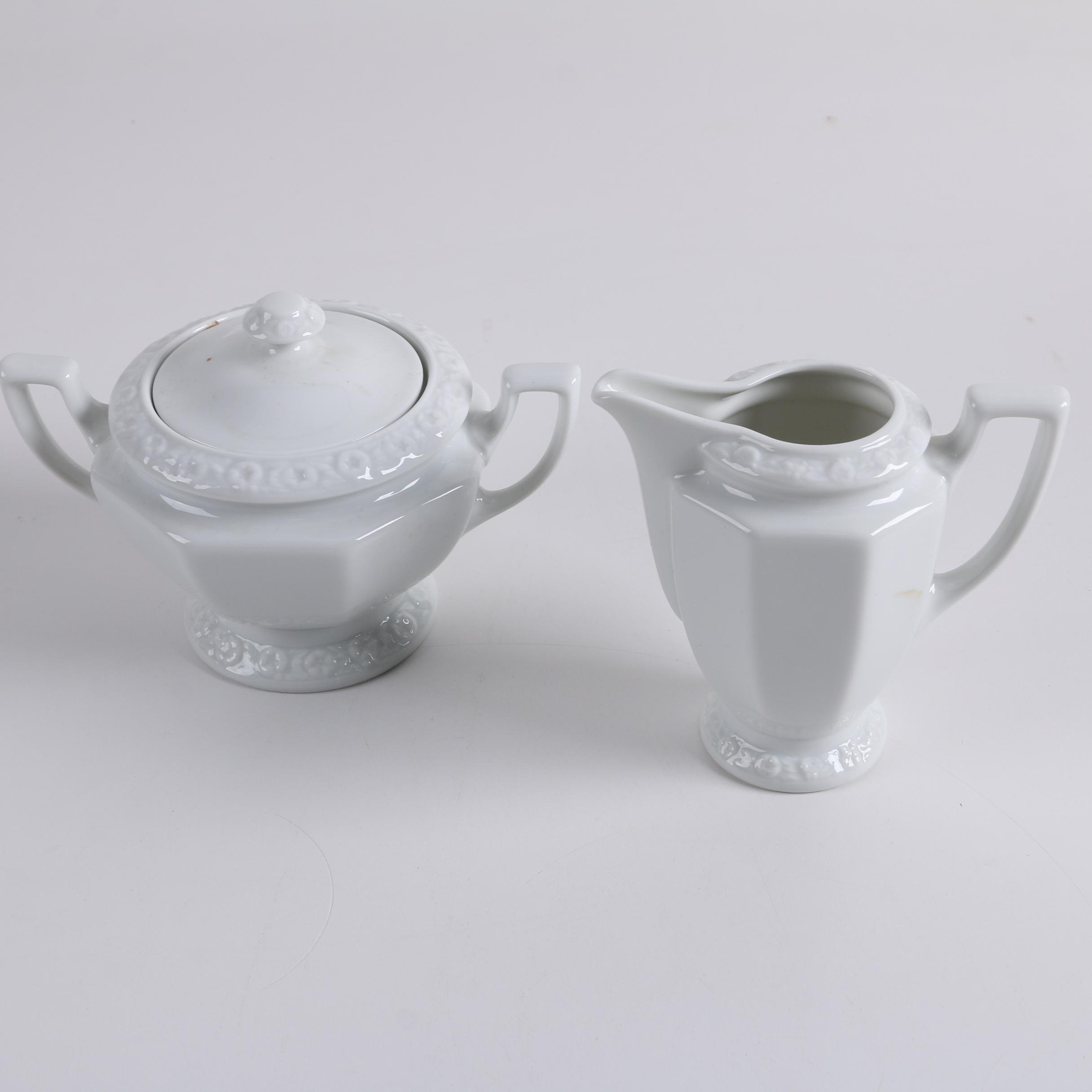 Rosenthal "Maria White" Classic Rose Dinnerware