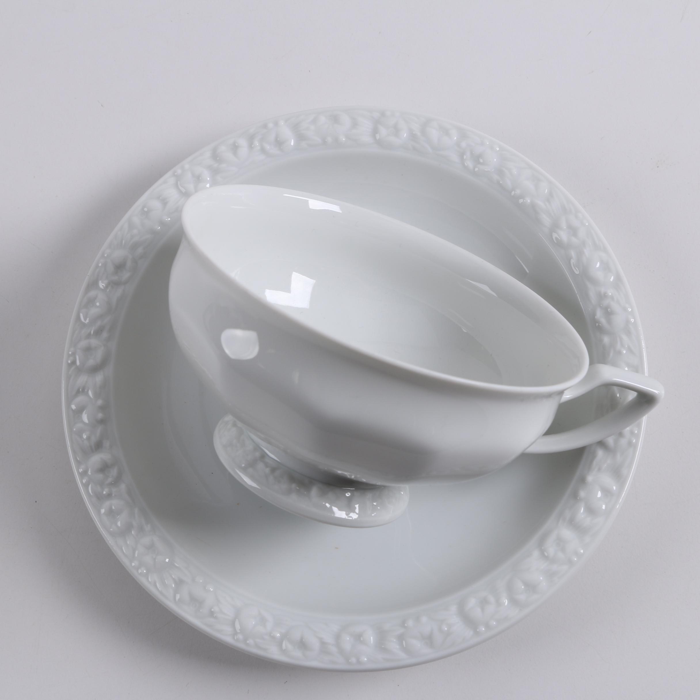 Rosenthal "Maria White" Classic Rose Dinnerware