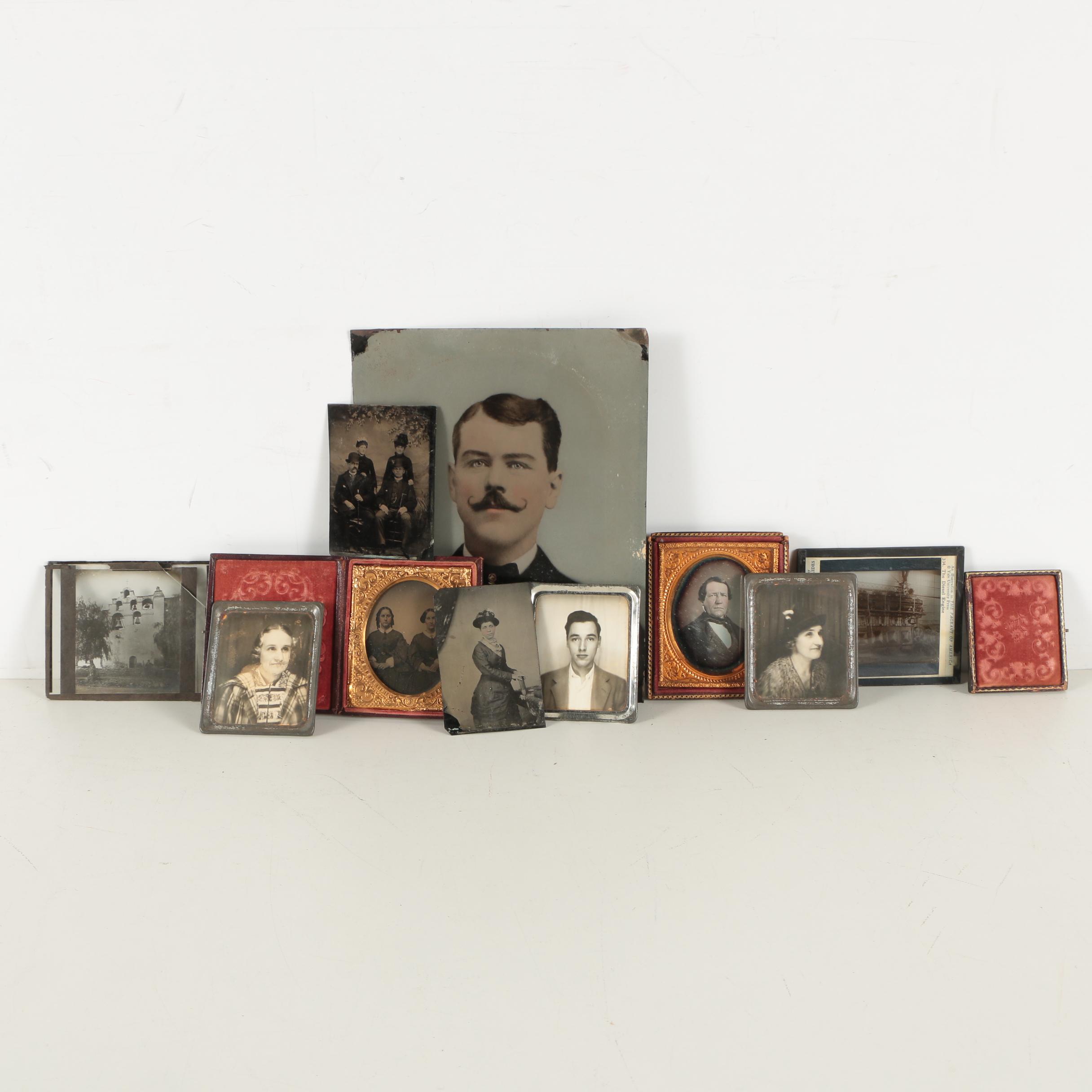 Union Cases, Tintypes and Glass Slides