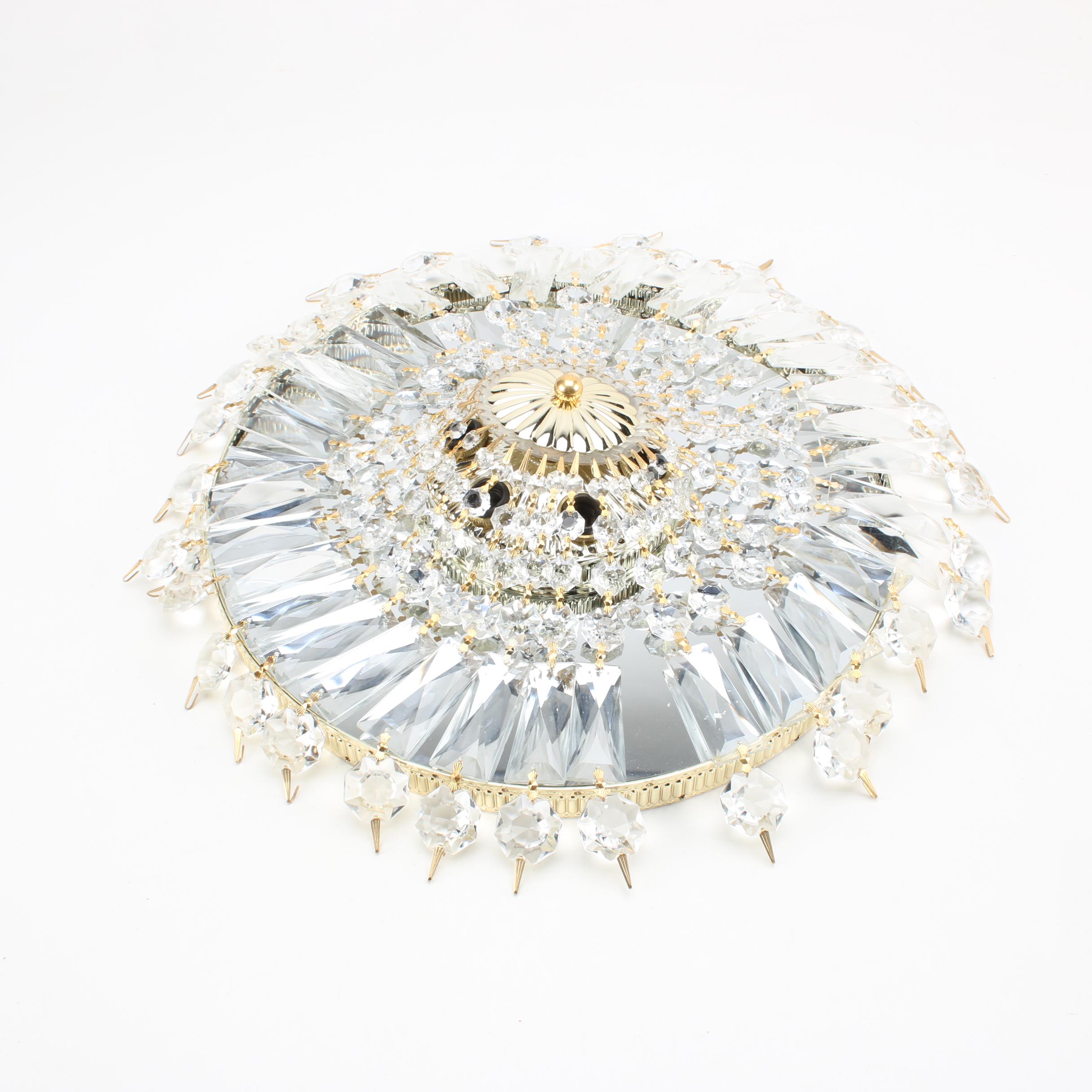 Glass Prism Chandelier Fixture
