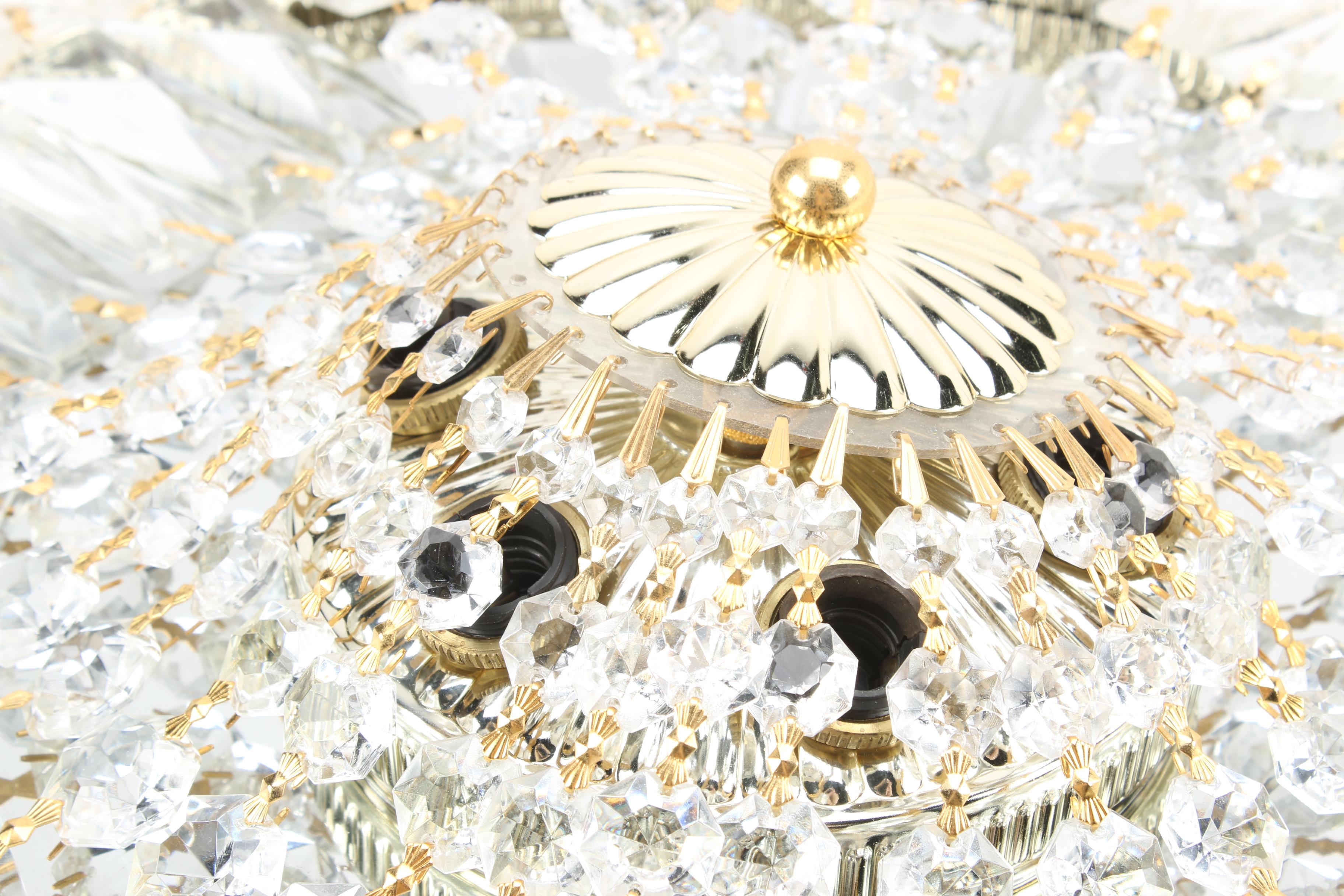 Glass Prism Chandelier Fixture