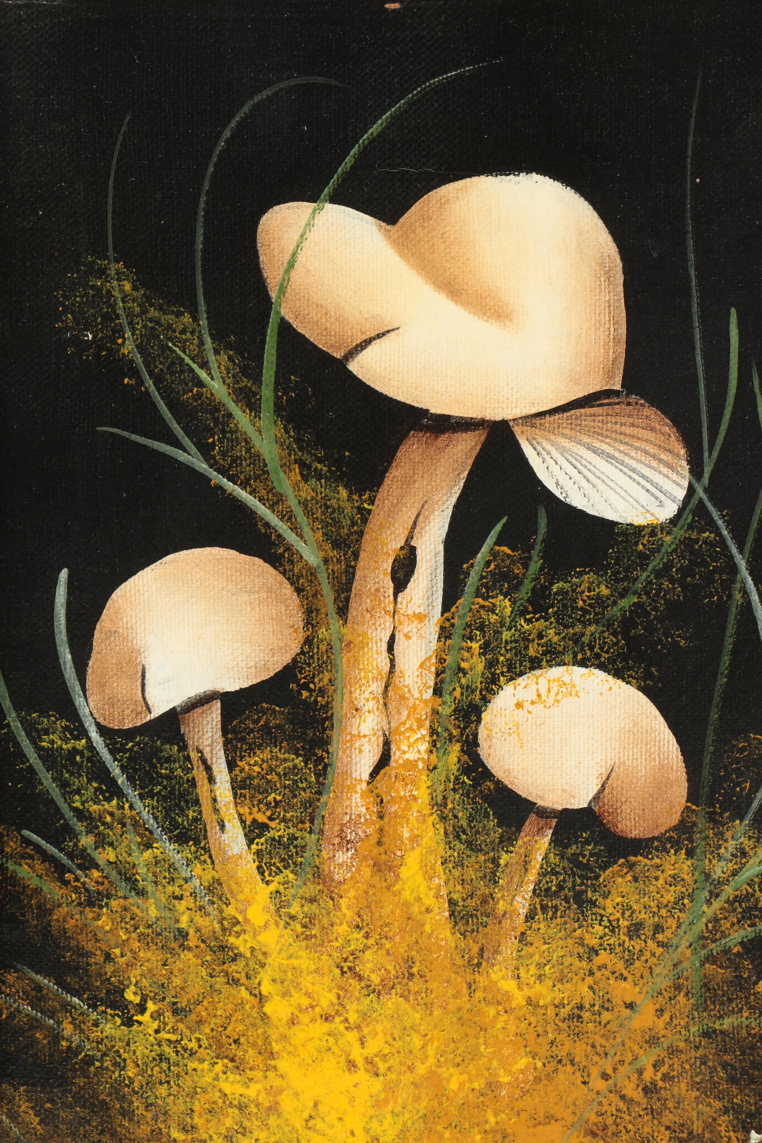 Maria Lak Oil Painting of Mushrooms