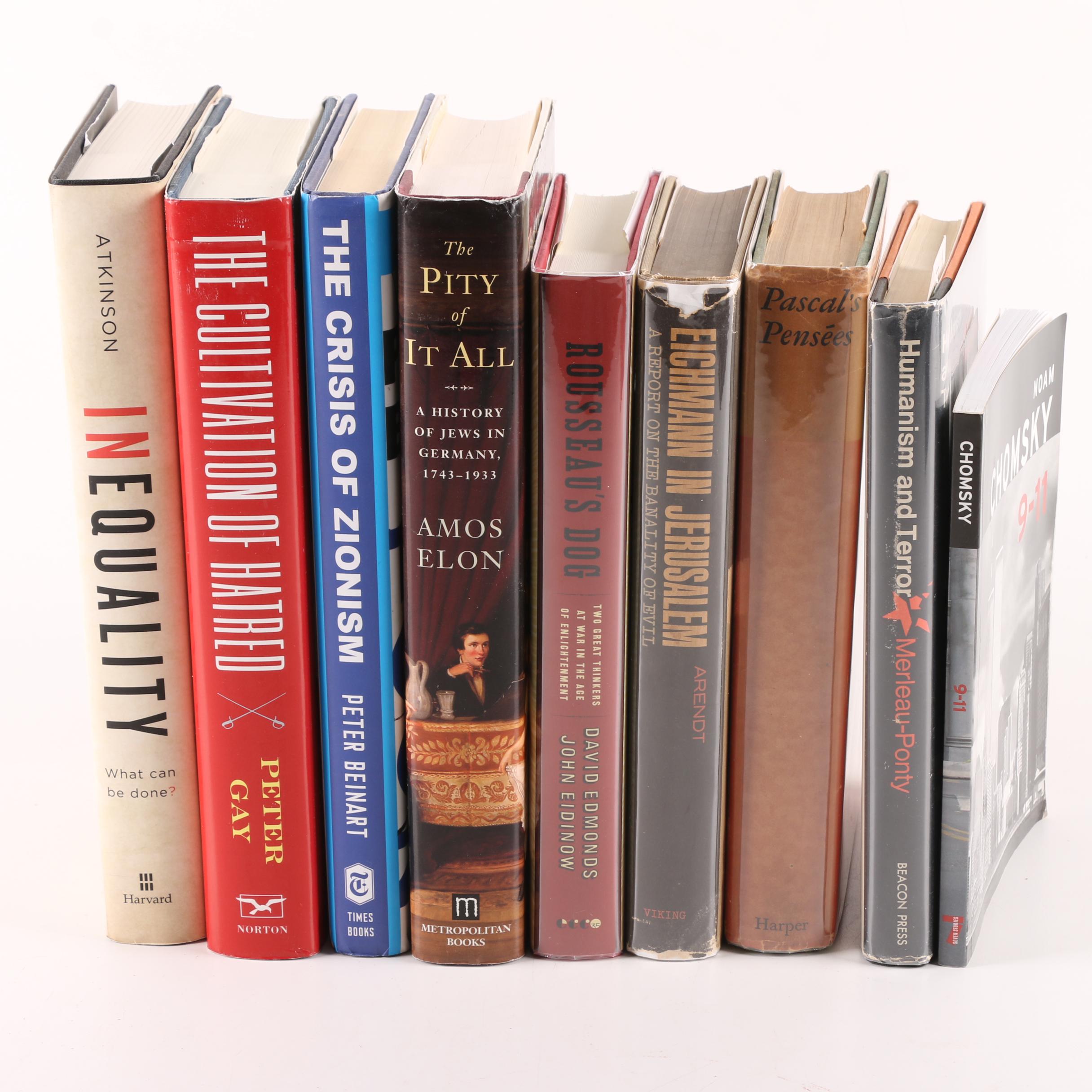 Social Sciences Books including First Edition "Eichmann in Jersualem" by Arendt