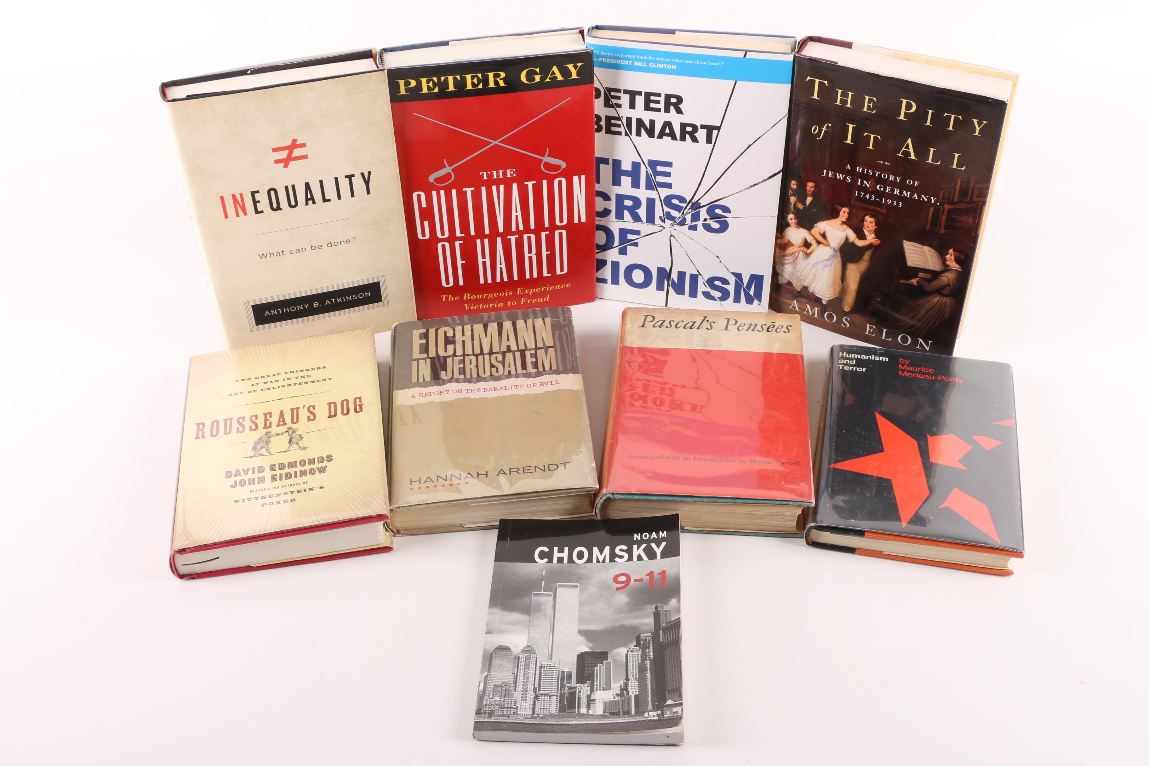 Social Sciences Books including First Edition "Eichmann in Jersualem" by Arendt