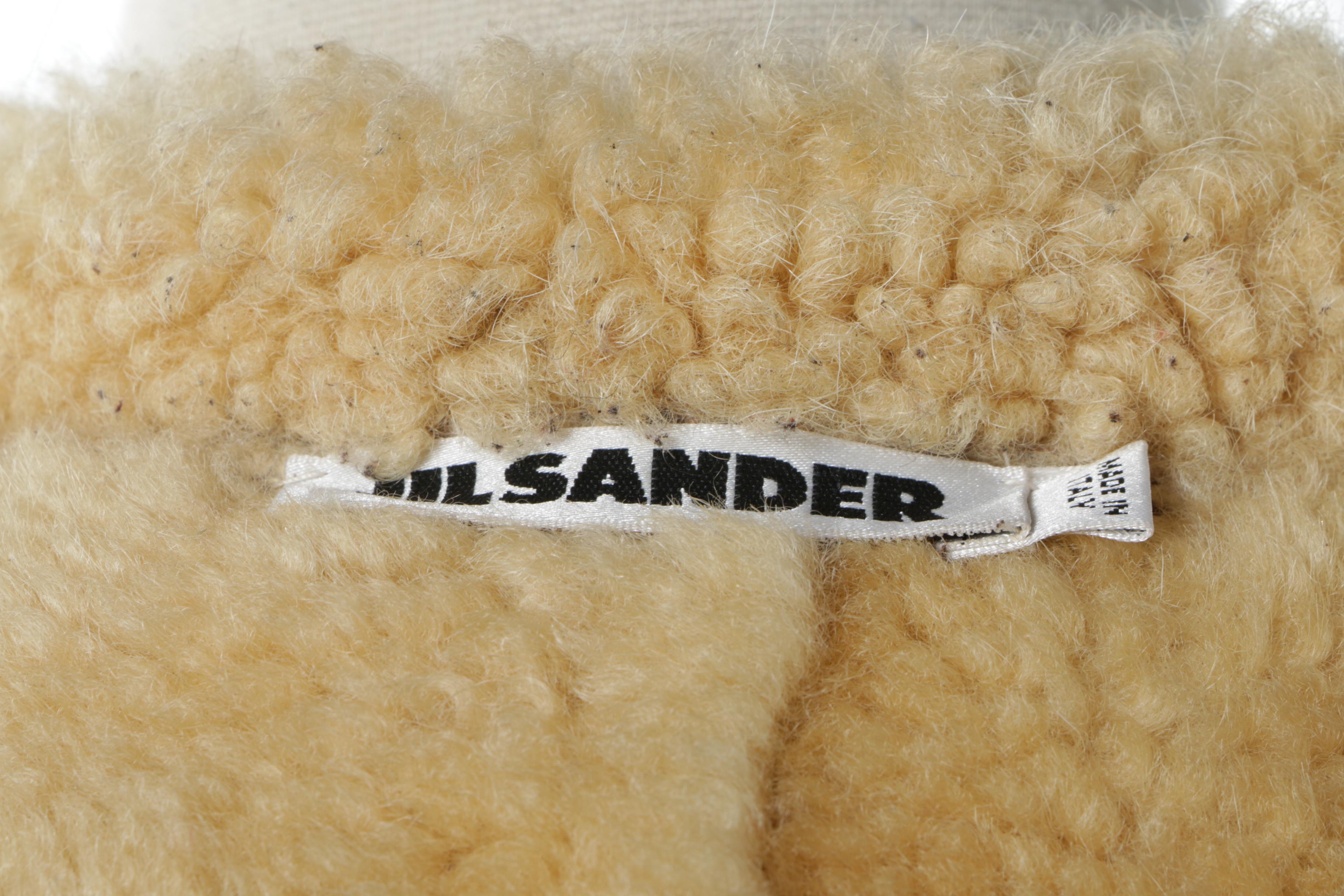 **REWORK**Women's Jil Sander Brown Shearling Coat