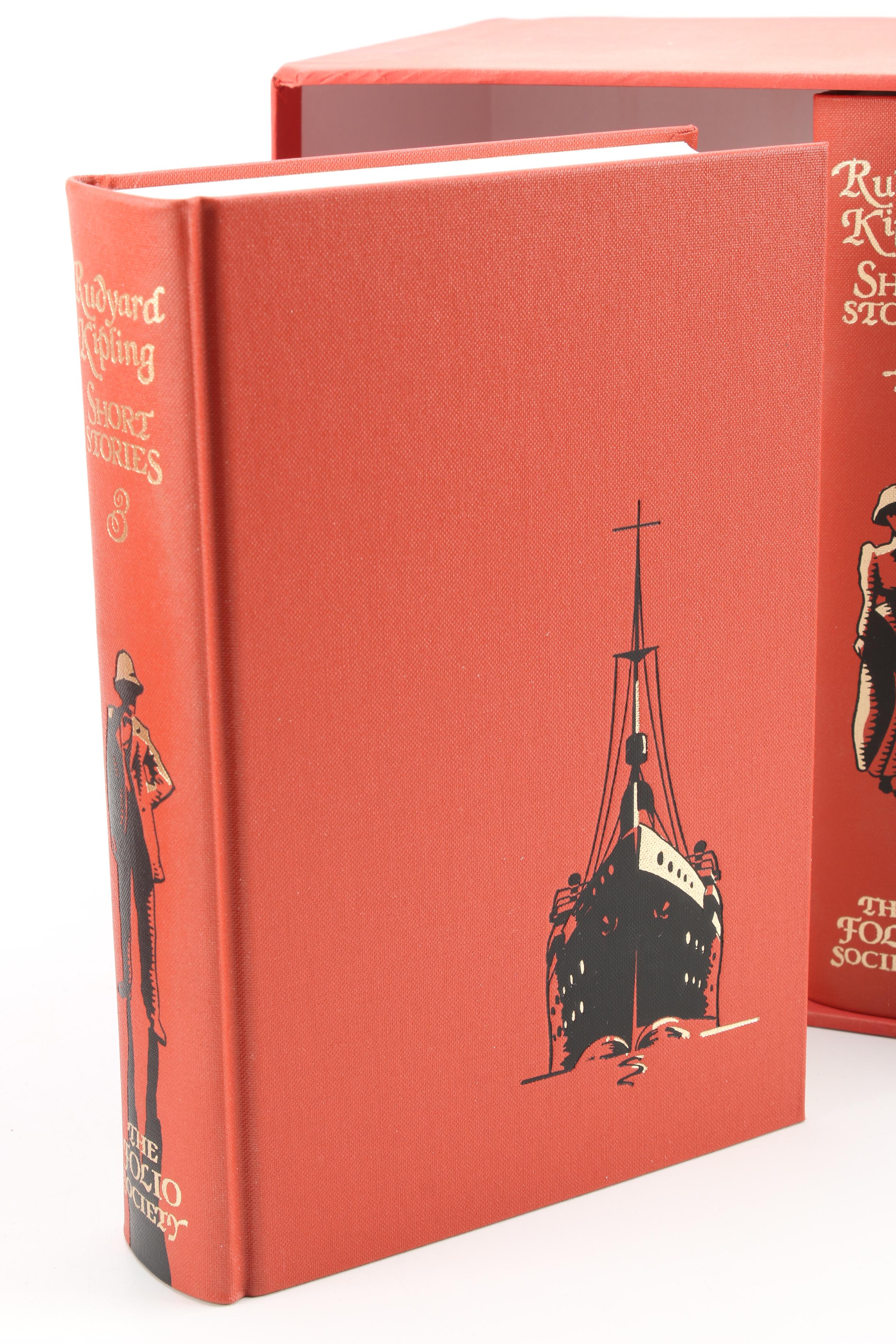 2005 Folio Society Rudyard Kipling Short Stories Box Set