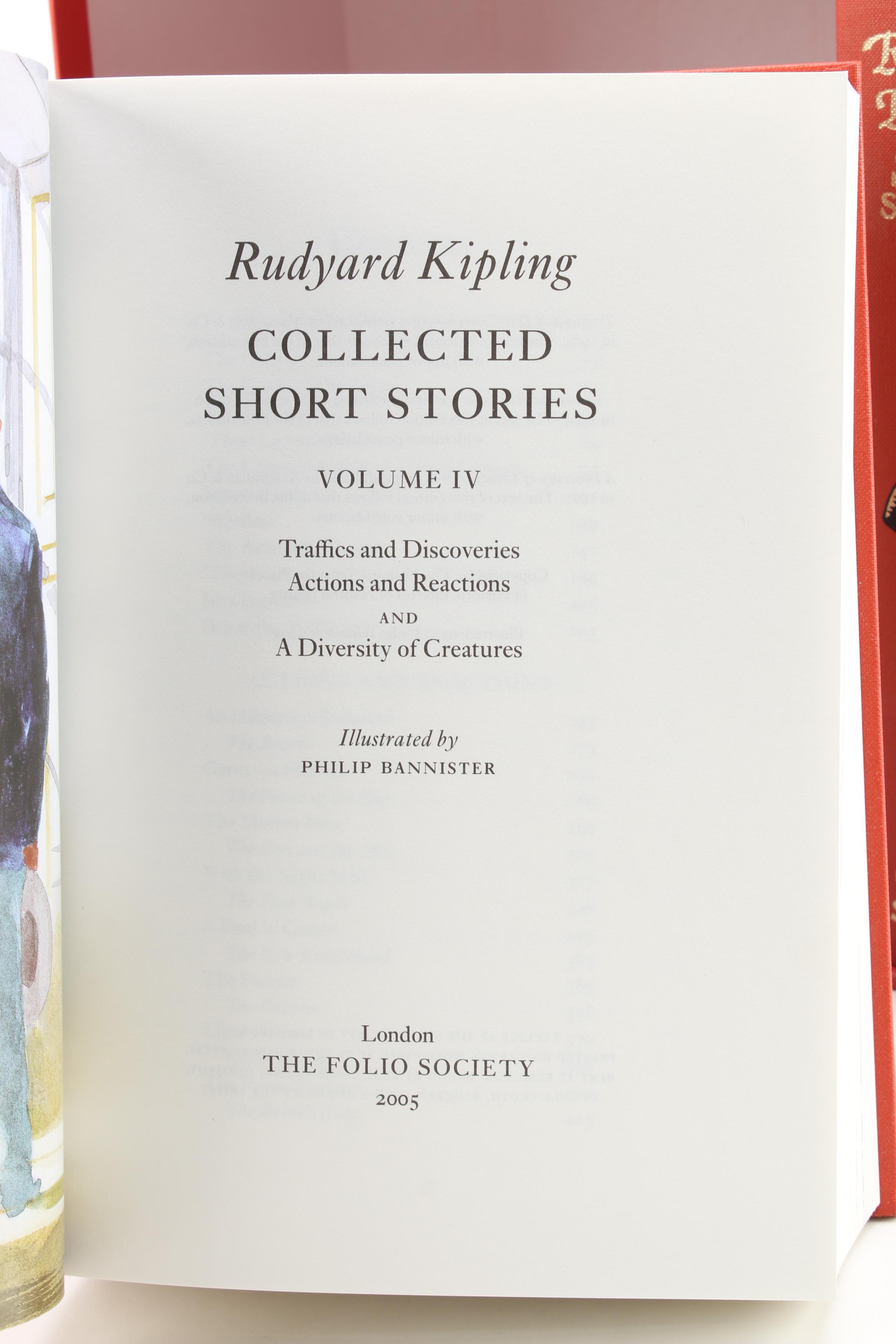 2005 Folio Society Rudyard Kipling Short Stories Box Set