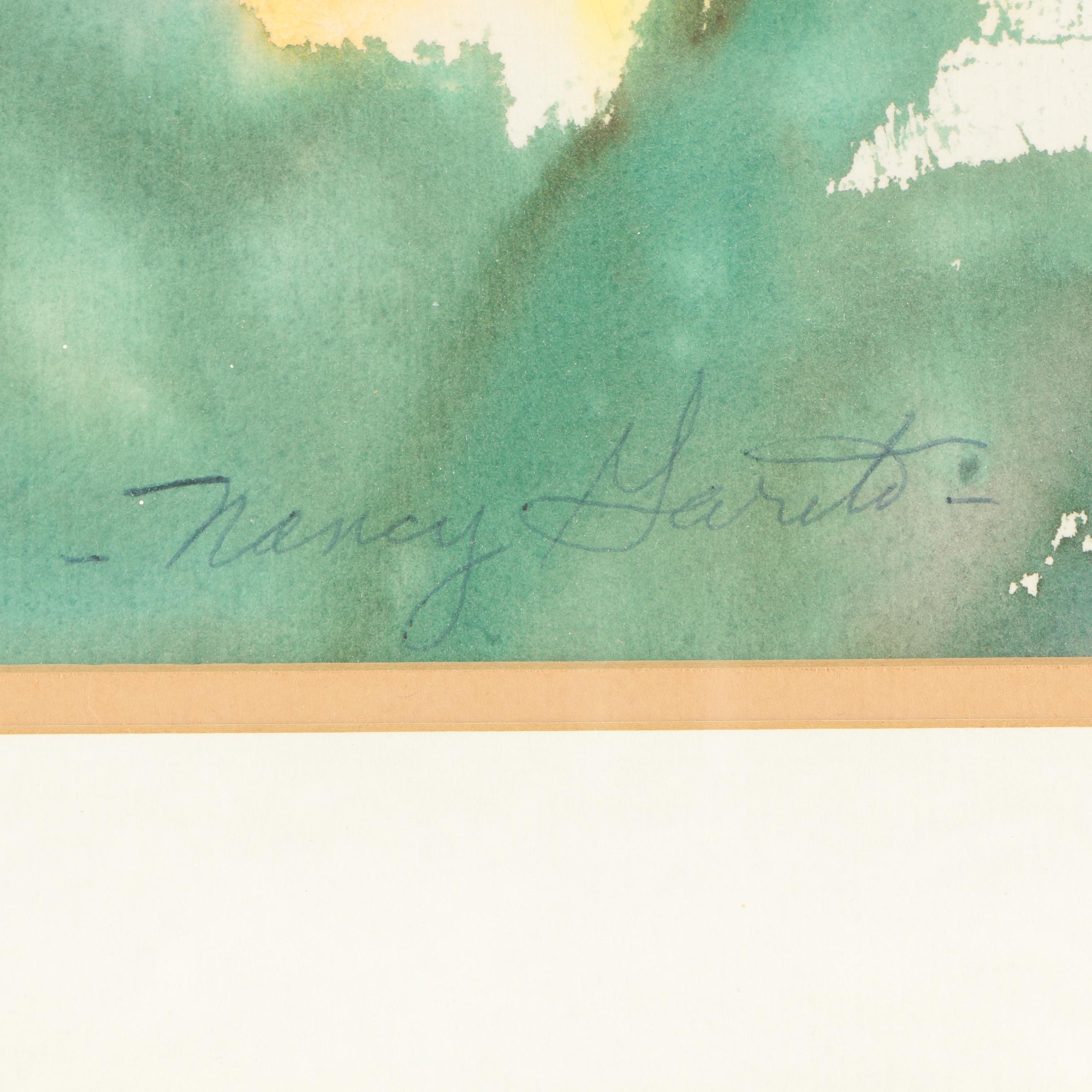 Nancy Garito Floral Watercolor Painting