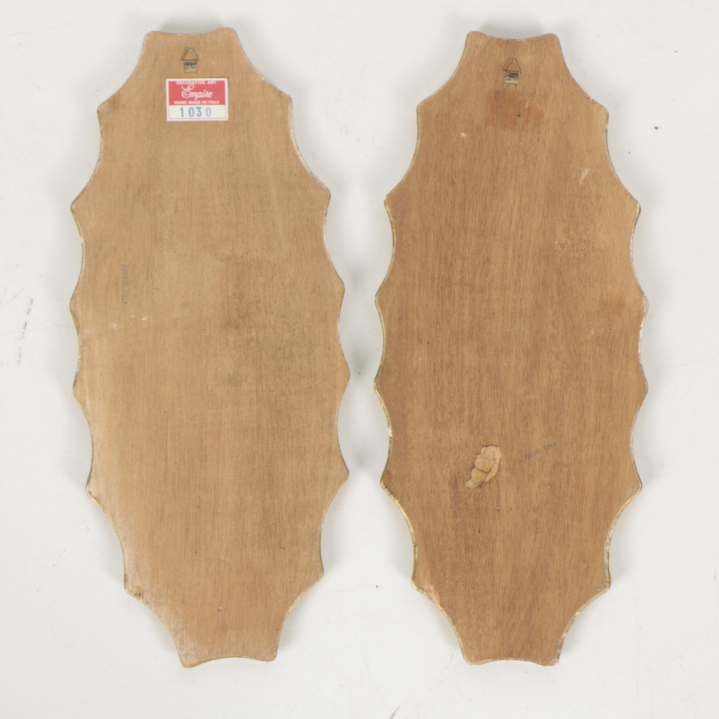 Mid Century Prints After 18th Century Genre Scenes in Decorative Frames