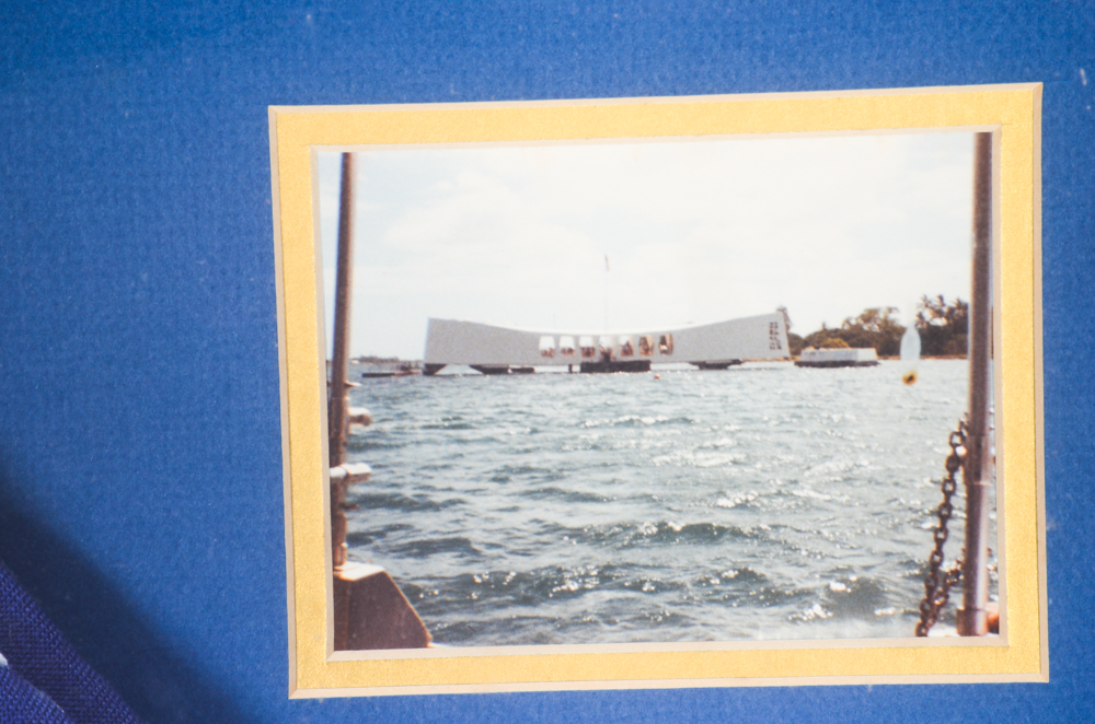 Pearl Harbor Commemorative Flag, Certificate, and Photographs
