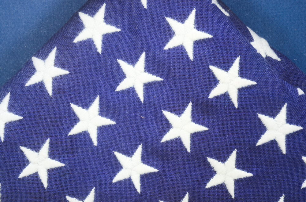 Pearl Harbor Commemorative Flag, Certificate, and Photographs