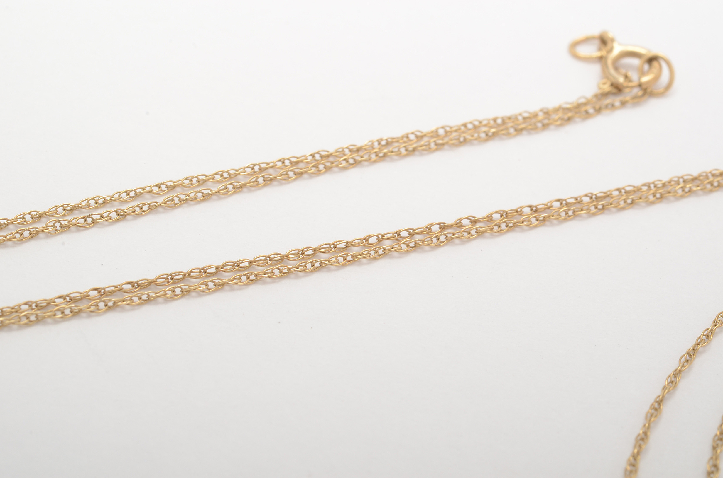 Michael Anthony 10K Yellow Gold Angel Pendant Necklace with Diamond Accent