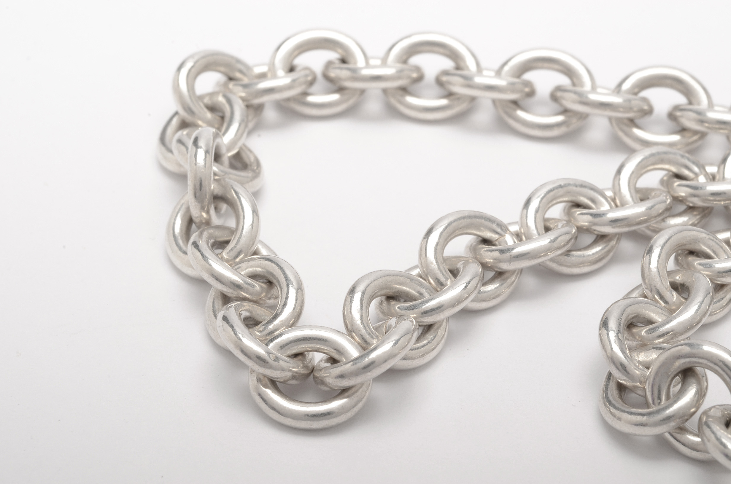 Tiffany & Co. Sterling Silver "Return To Tiffany" Heart Pendant Necklace