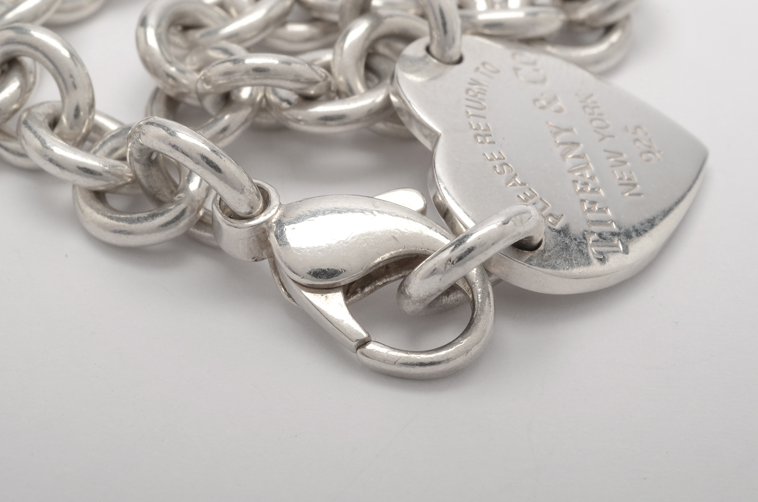 Tiffany & Co. Sterling Silver "Return To Tiffany" Heart Pendant Necklace