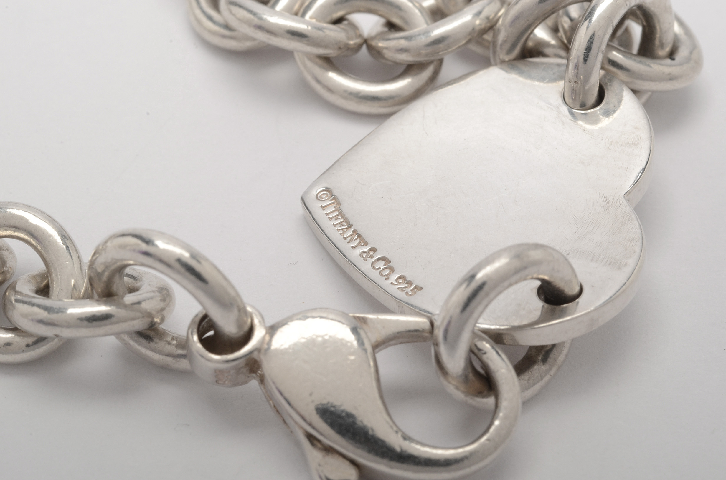 Tiffany & Co. Sterling Silver "Return To Tiffany" Heart Pendant Necklace