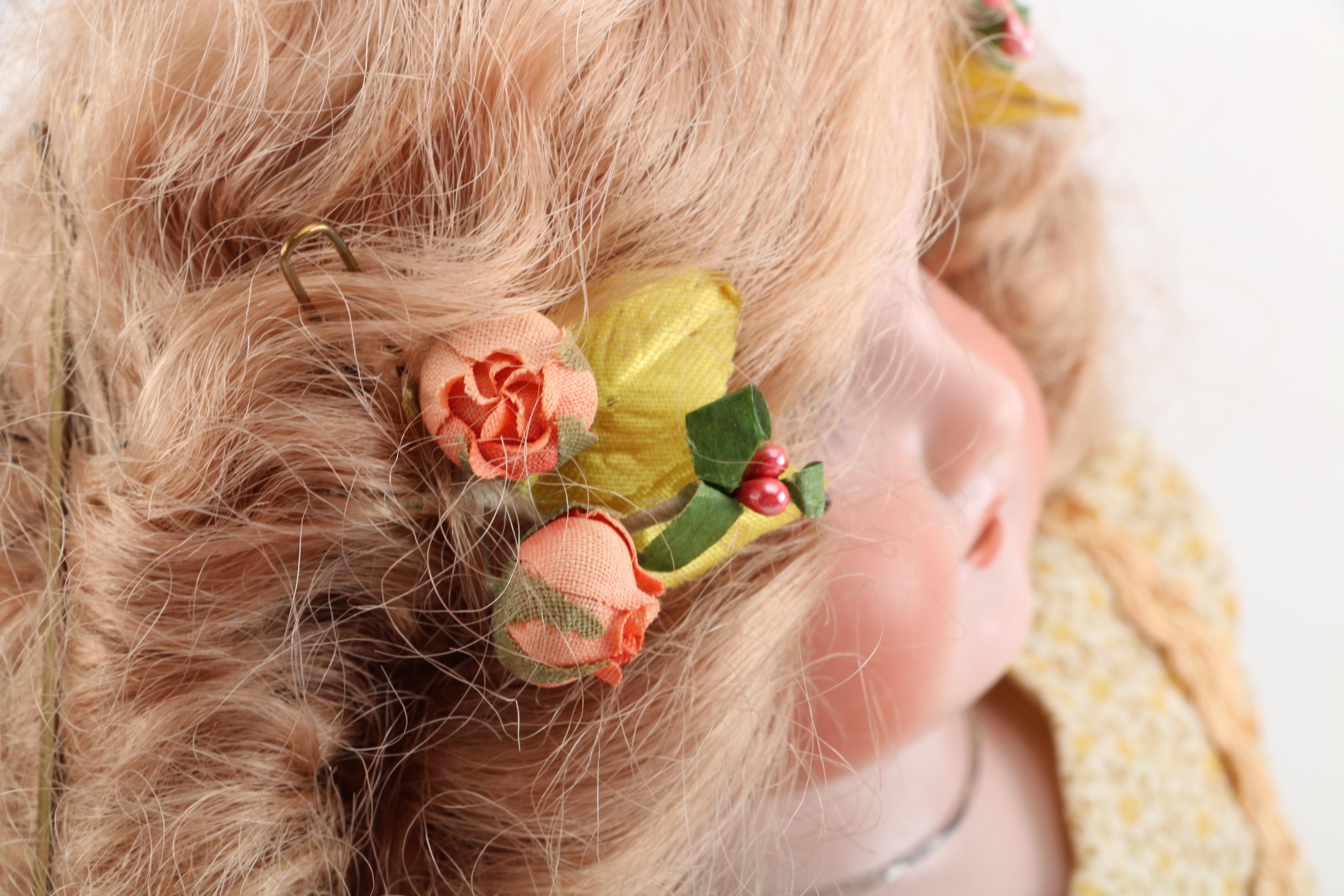 Antique Armand Marseille "Lilly" Bisque and Kid Leather Doll